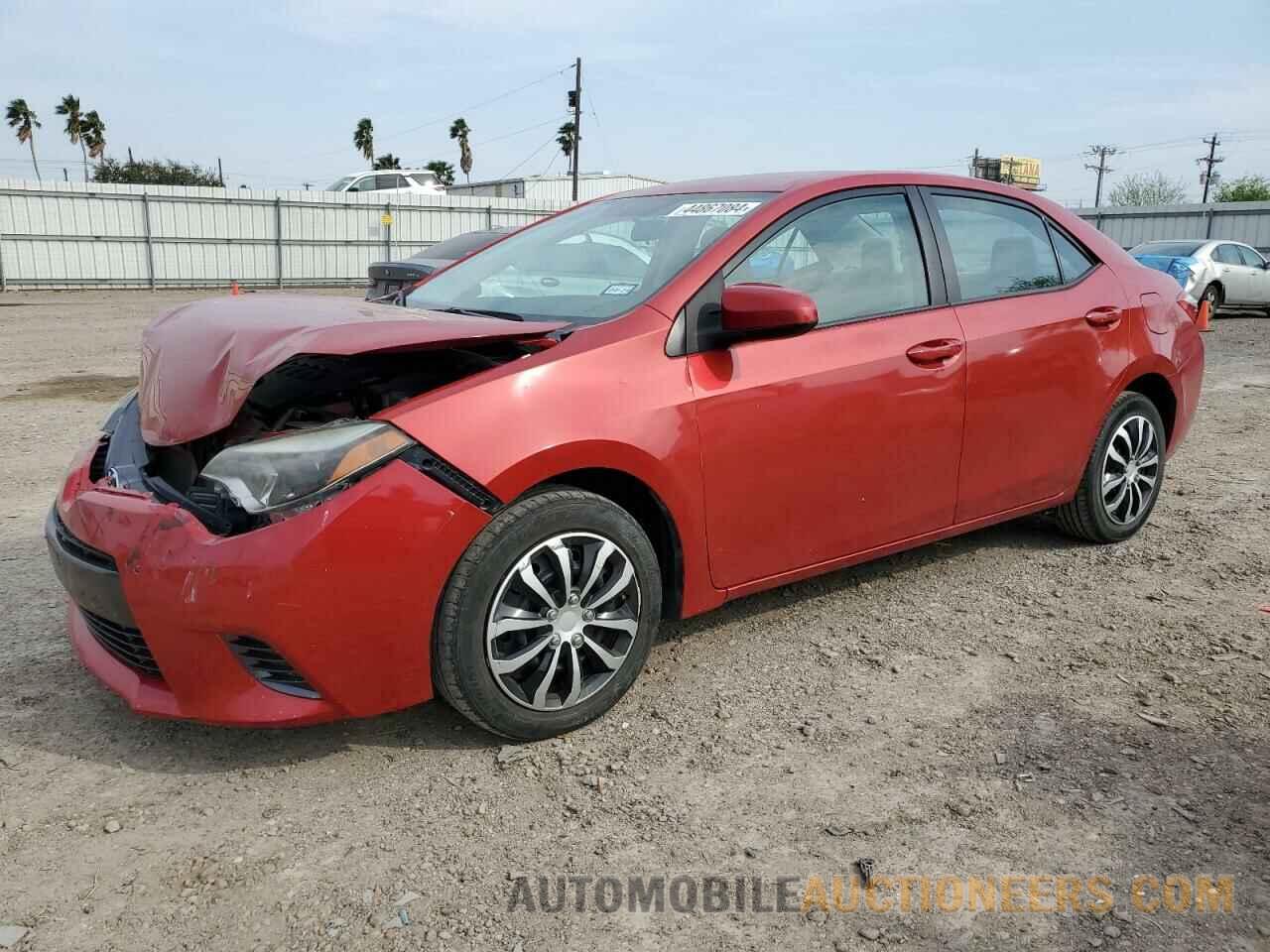 5YFBURHE3GP494906 TOYOTA COROLLA 2016