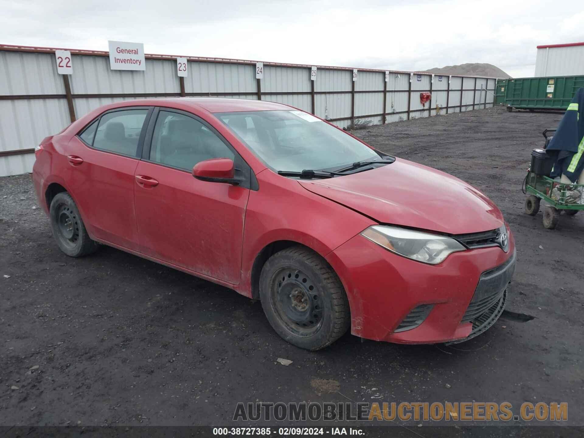 5YFBURHE4FP207944 TOYOTA COROLLA 2015