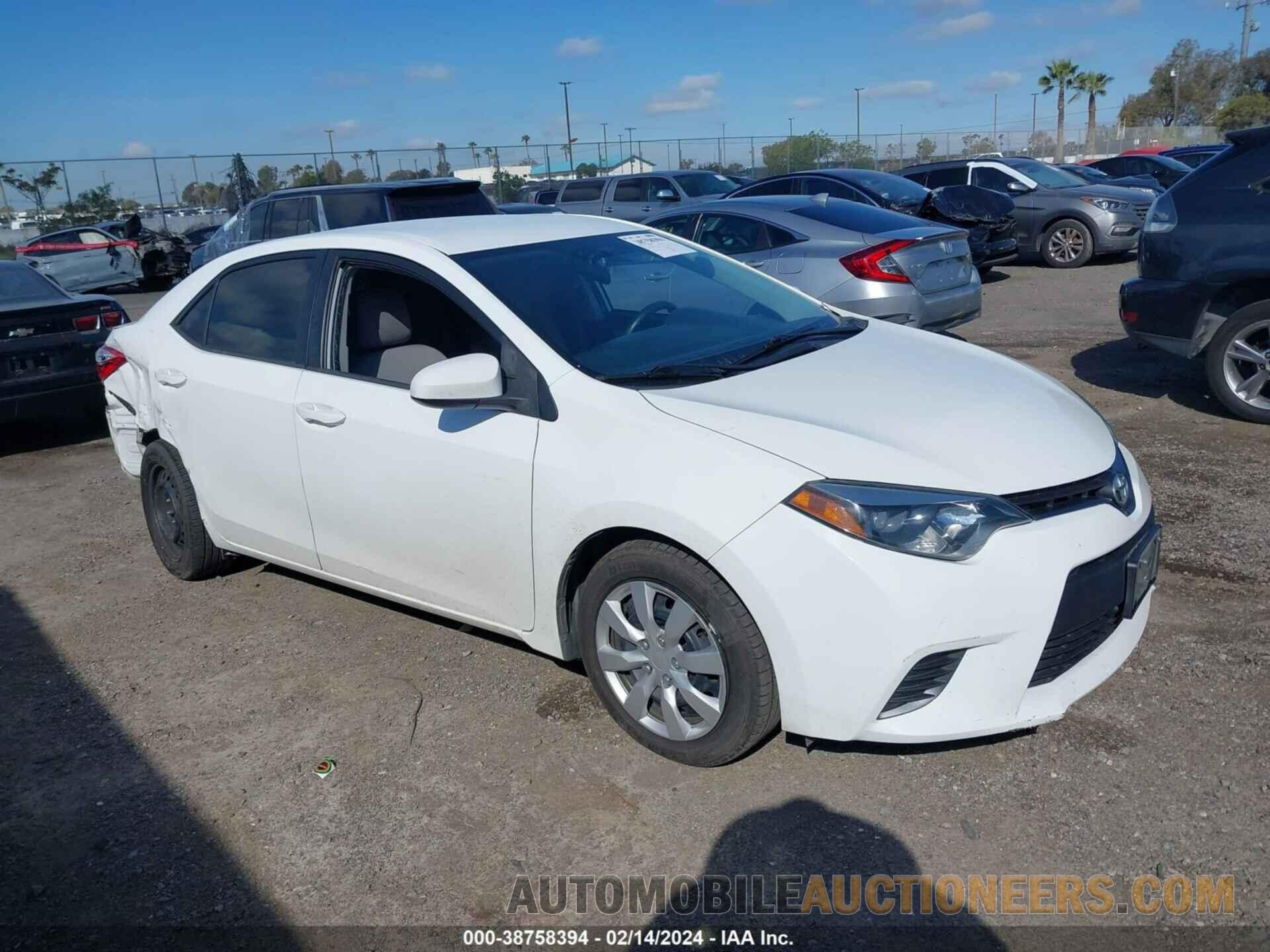 5YFBURHE4FP213825 TOYOTA COROLLA 2015