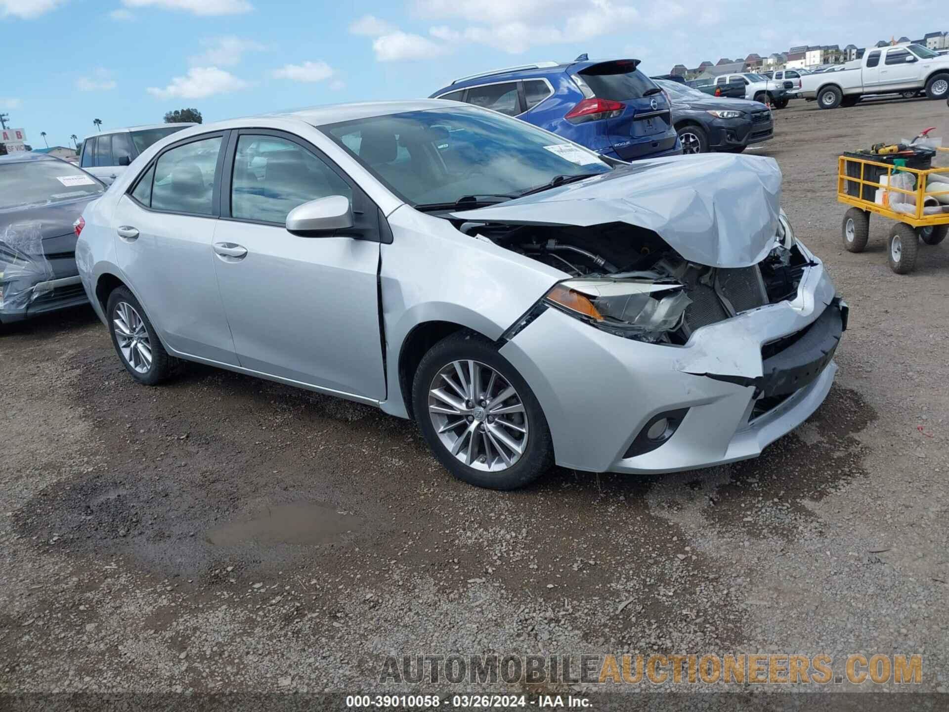 5YFBURHE4FP225862 TOYOTA COROLLA 2015