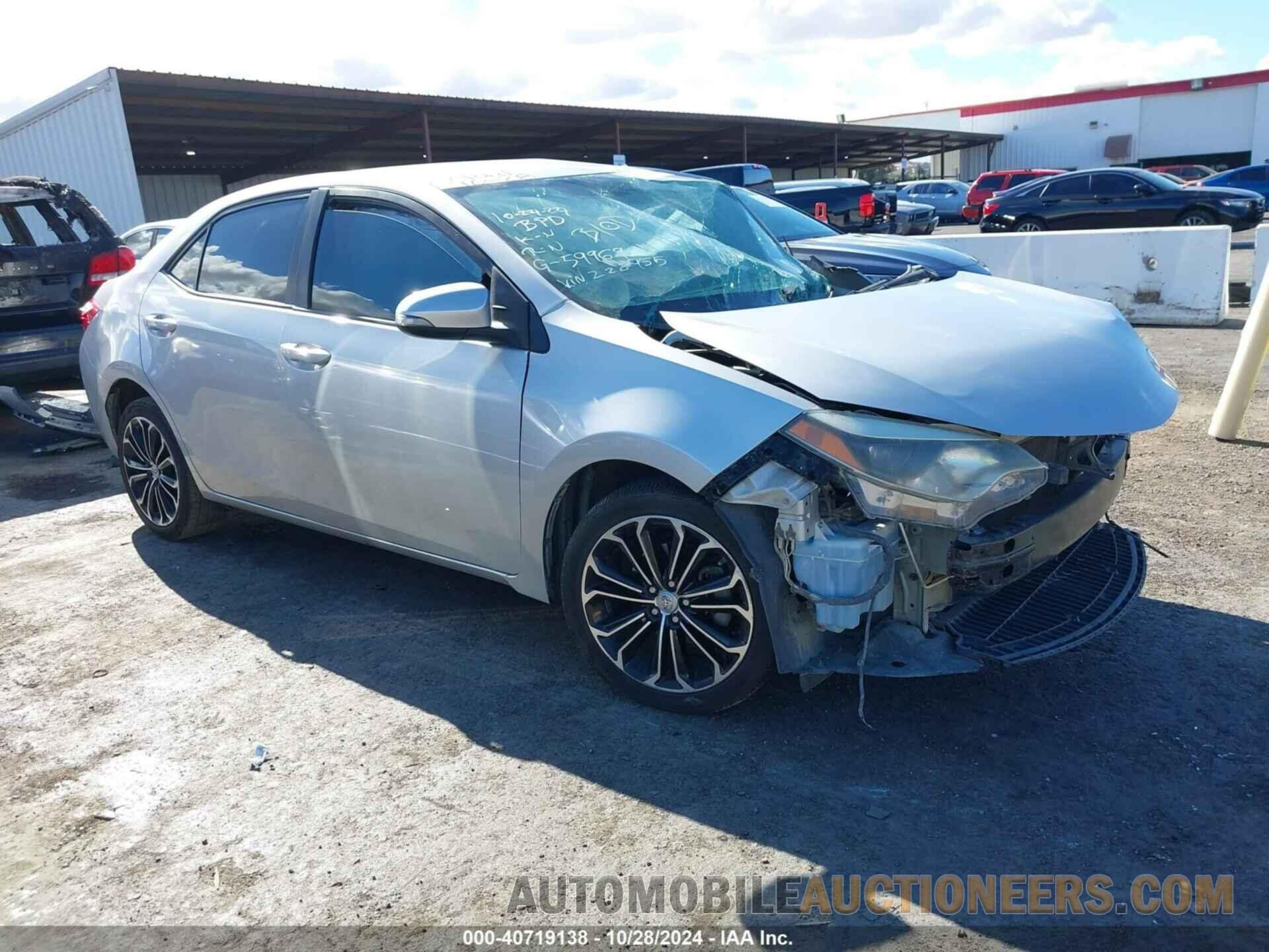 5YFBURHE4FP228955 TOYOTA COROLLA 2015