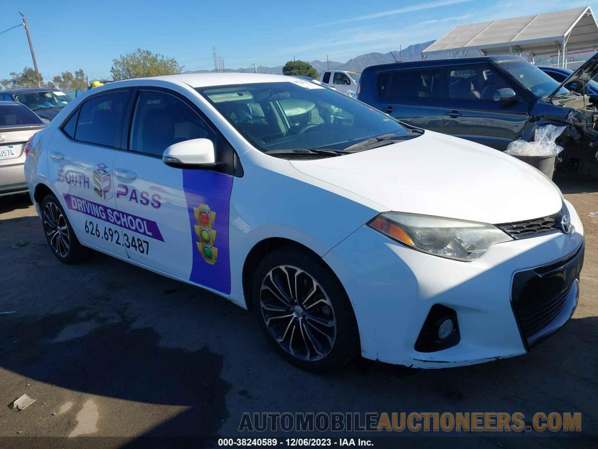 5YFBURHE4FP235291 TOYOTA COROLLA 2015