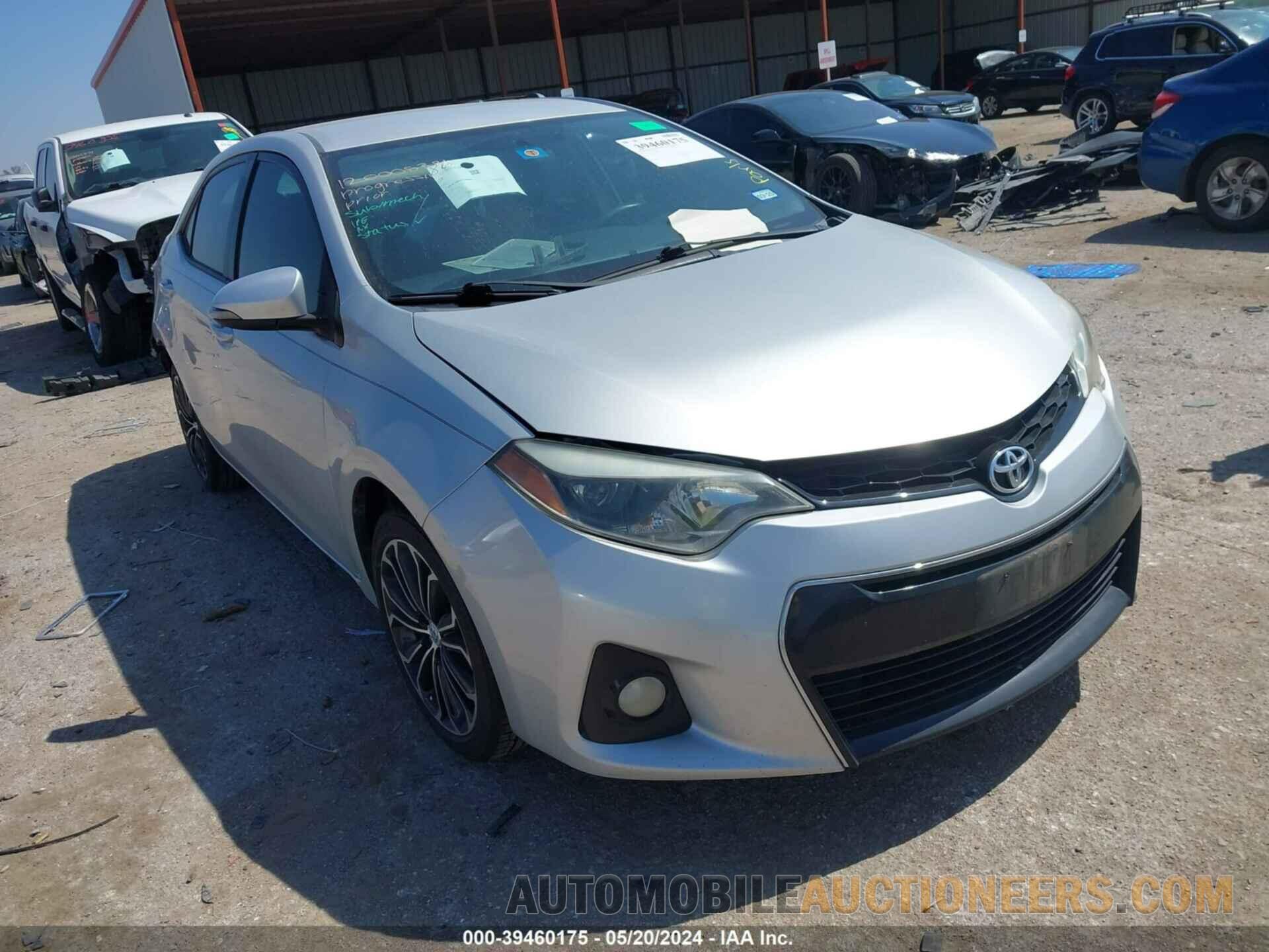 5YFBURHE4FP241642 TOYOTA COROLLA 2015