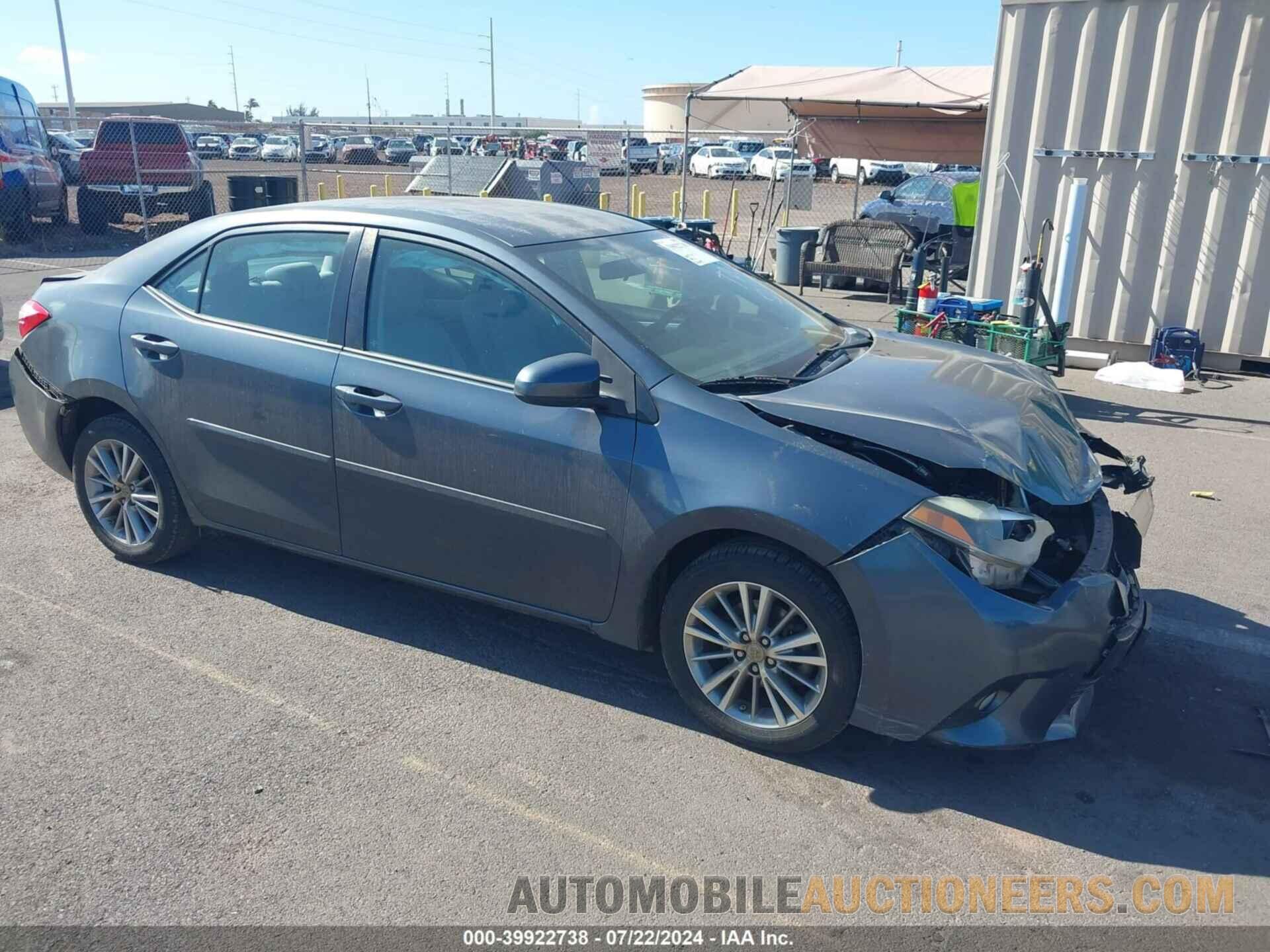 5YFBURHE4FP245139 TOYOTA COROLLA 2015