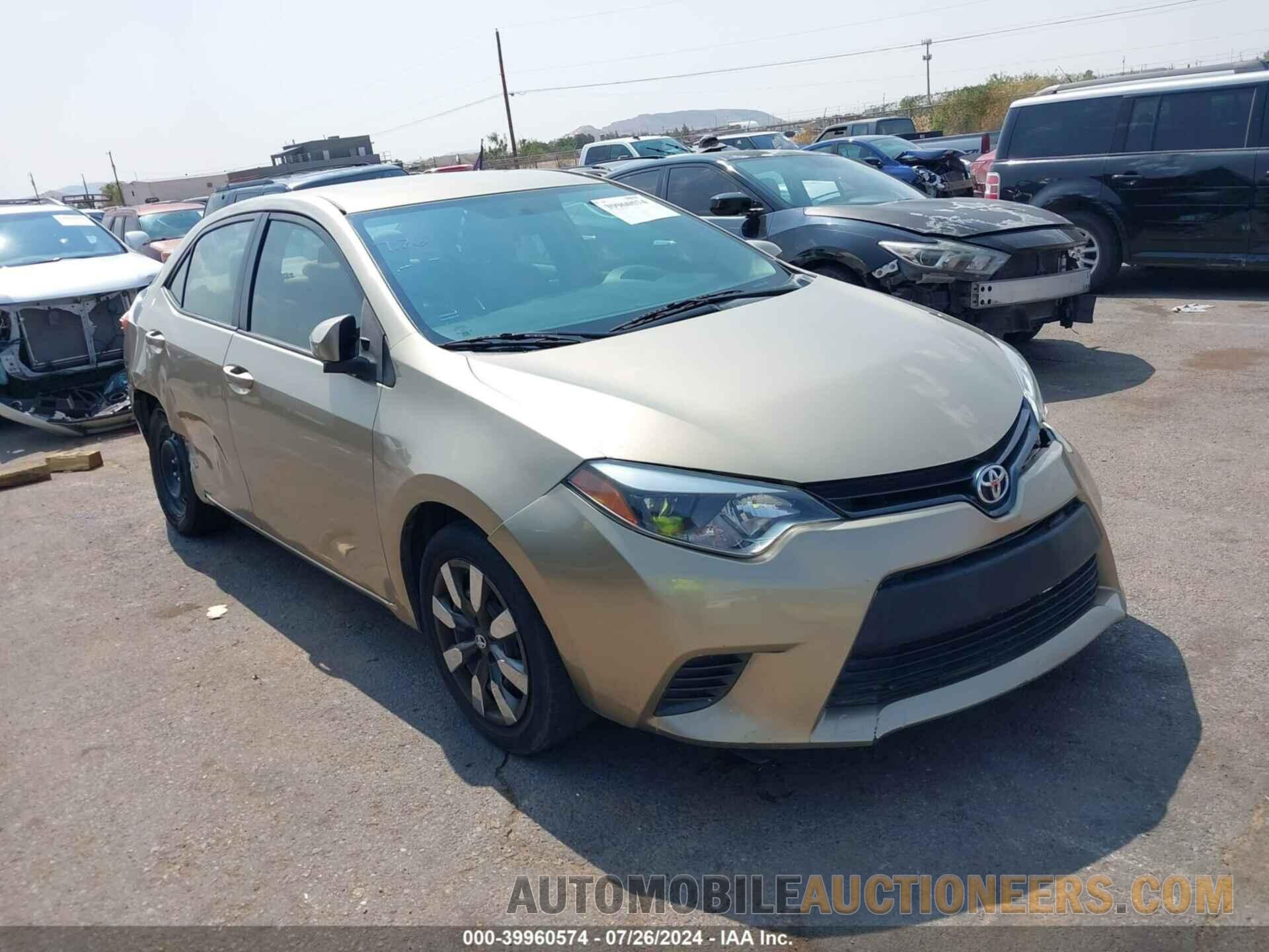 5YFBURHE4FP254245 TOYOTA COROLLA 2015