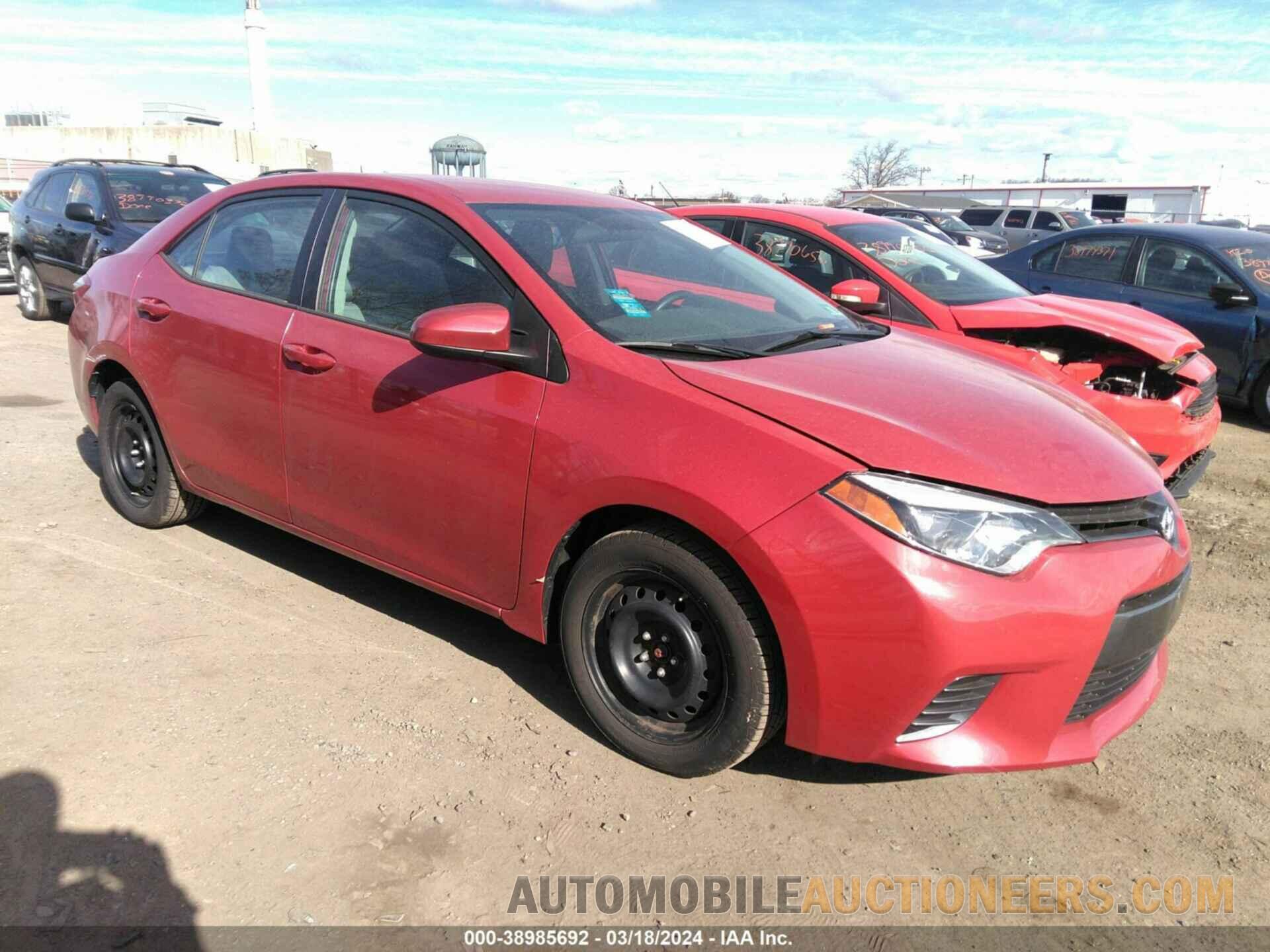 5YFBURHE4FP265245 TOYOTA COROLLA 2015