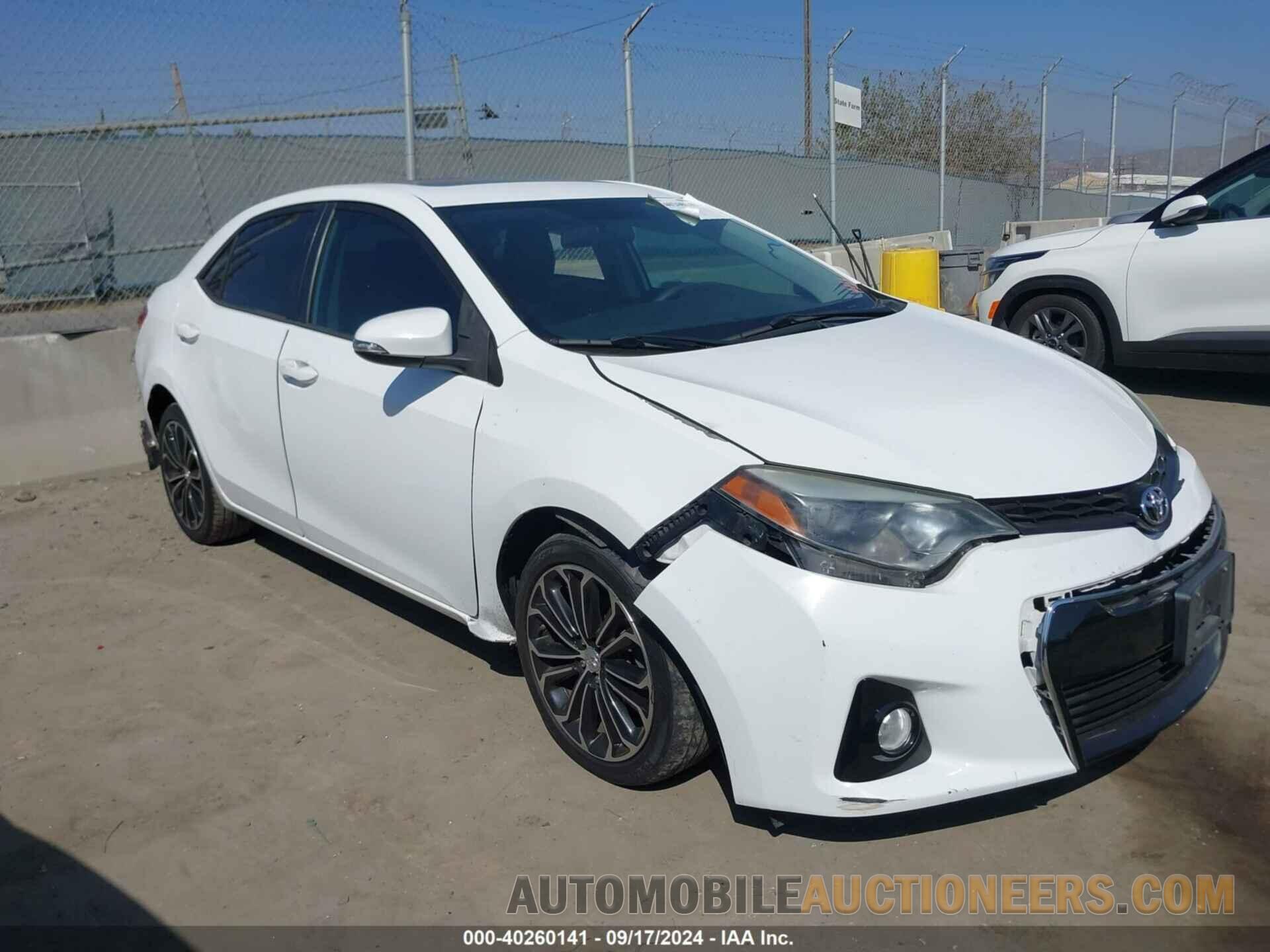 5YFBURHE4FP300902 TOYOTA COROLLA 2015