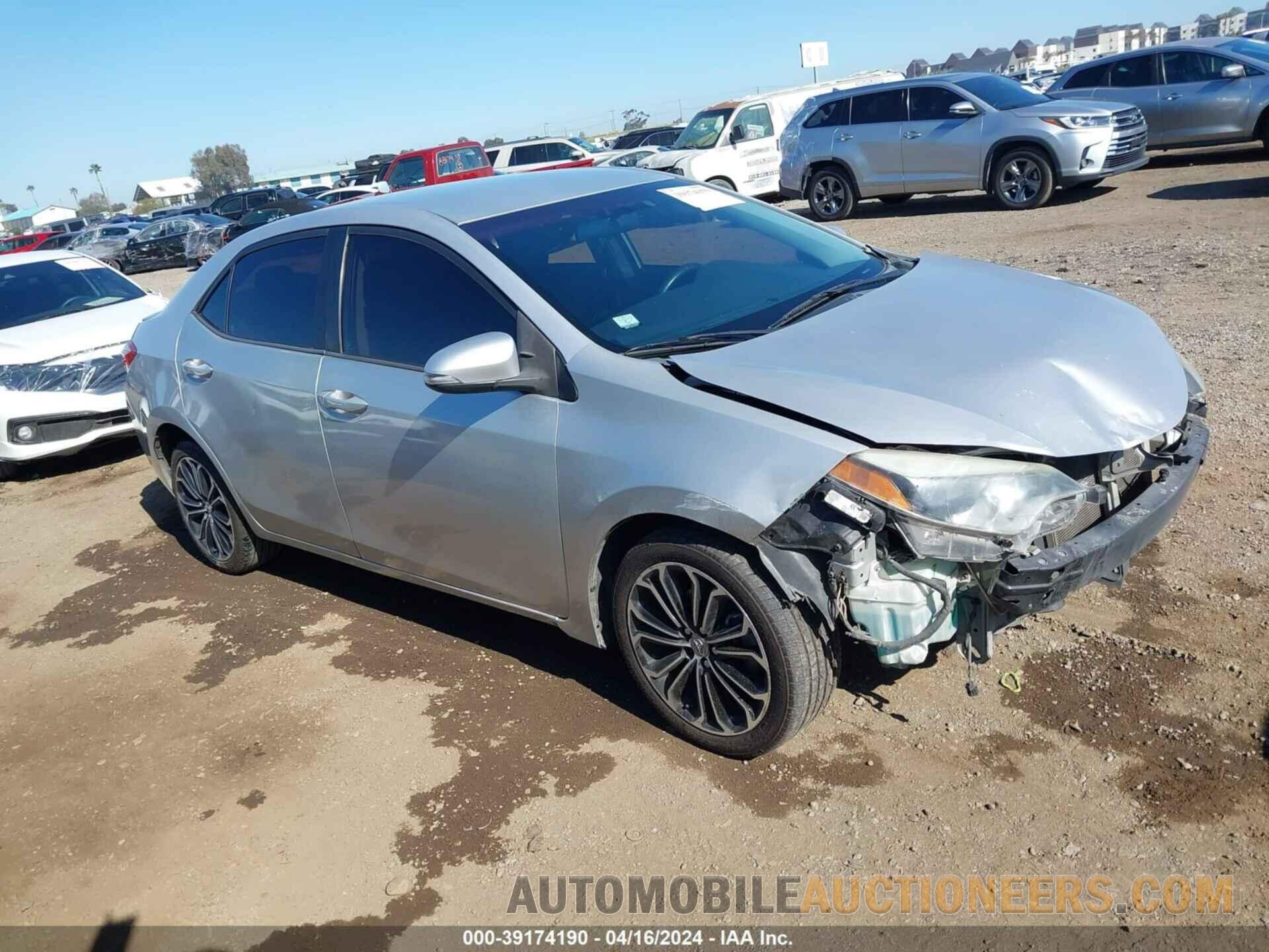 5YFBURHE4FP309244 TOYOTA COROLLA 2015