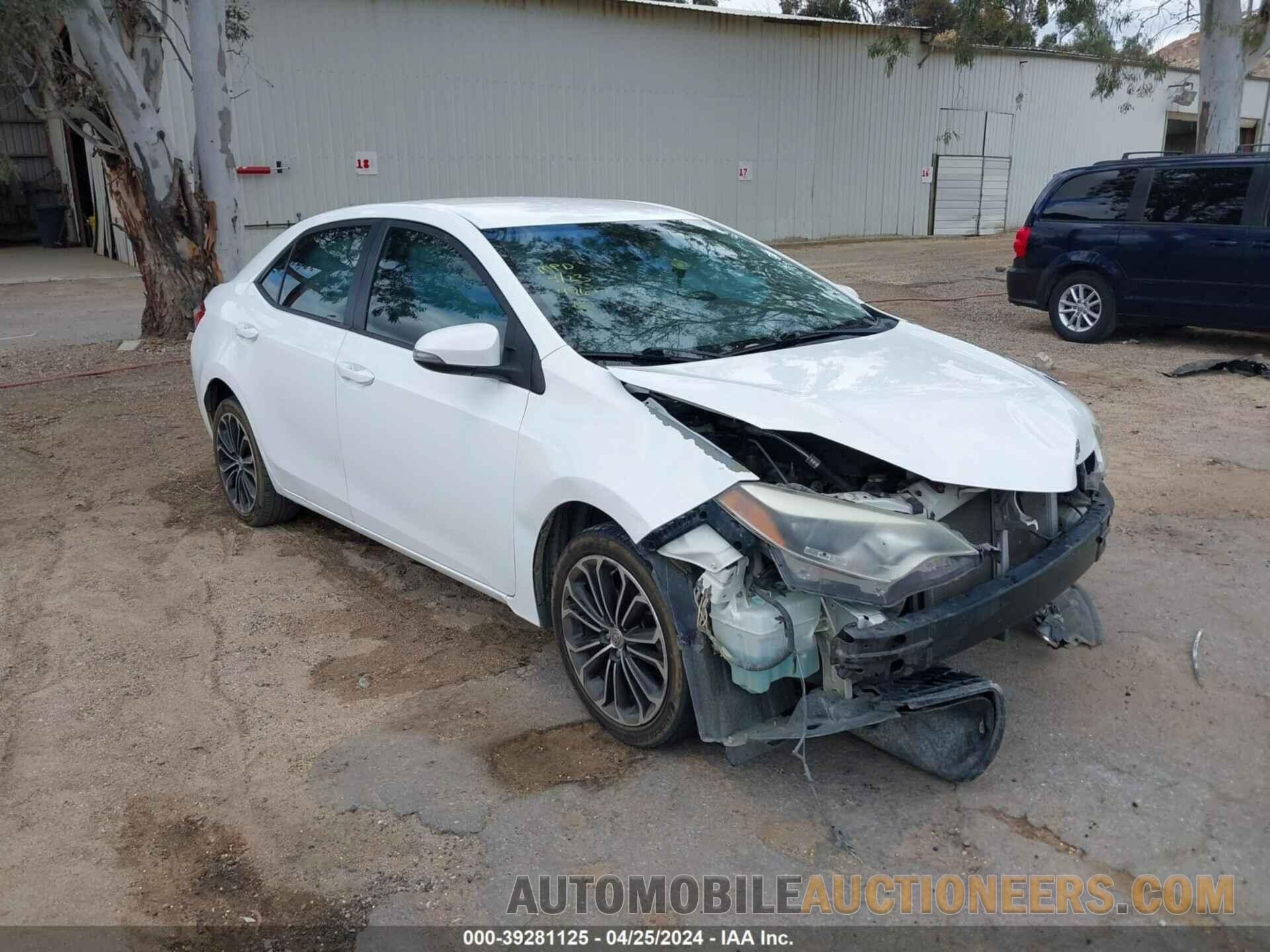 5YFBURHE4FP361571 TOYOTA COROLLA 2015