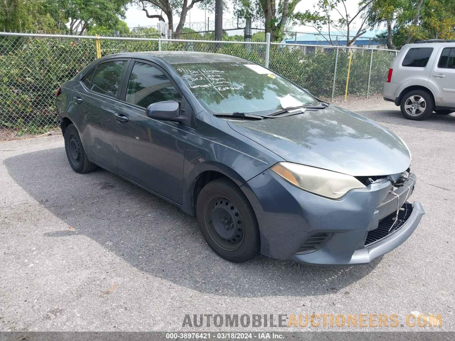 5YFBURHE4GP367310 TOYOTA COROLLA 2016