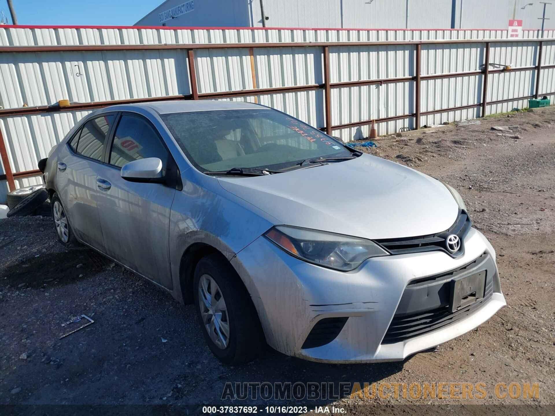 5YFBURHE4GP374564 TOYOTA COROLLA 2016