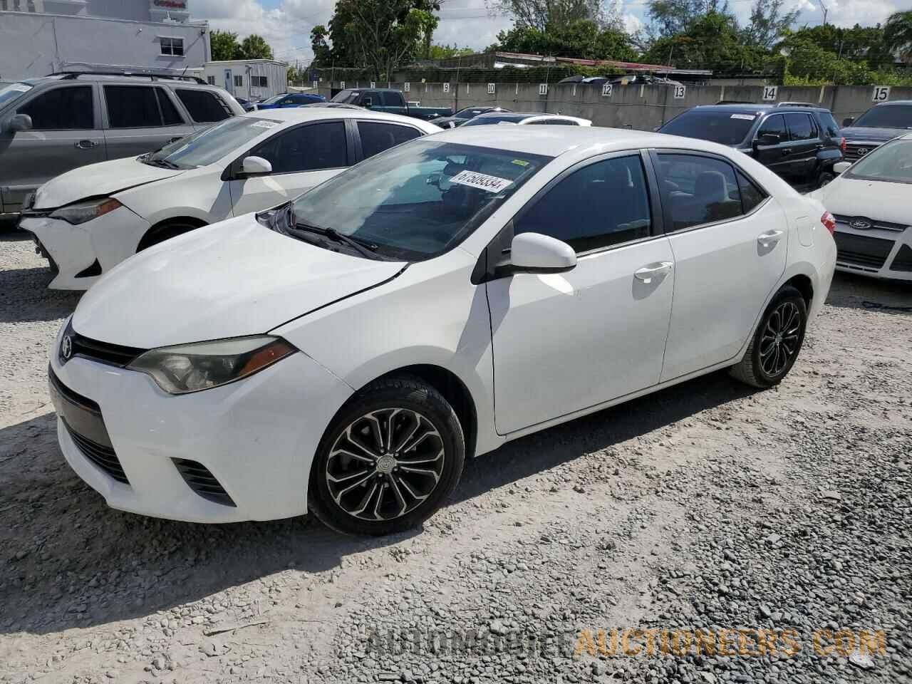 5YFBURHE4GP384141 TOYOTA COROLLA 2016