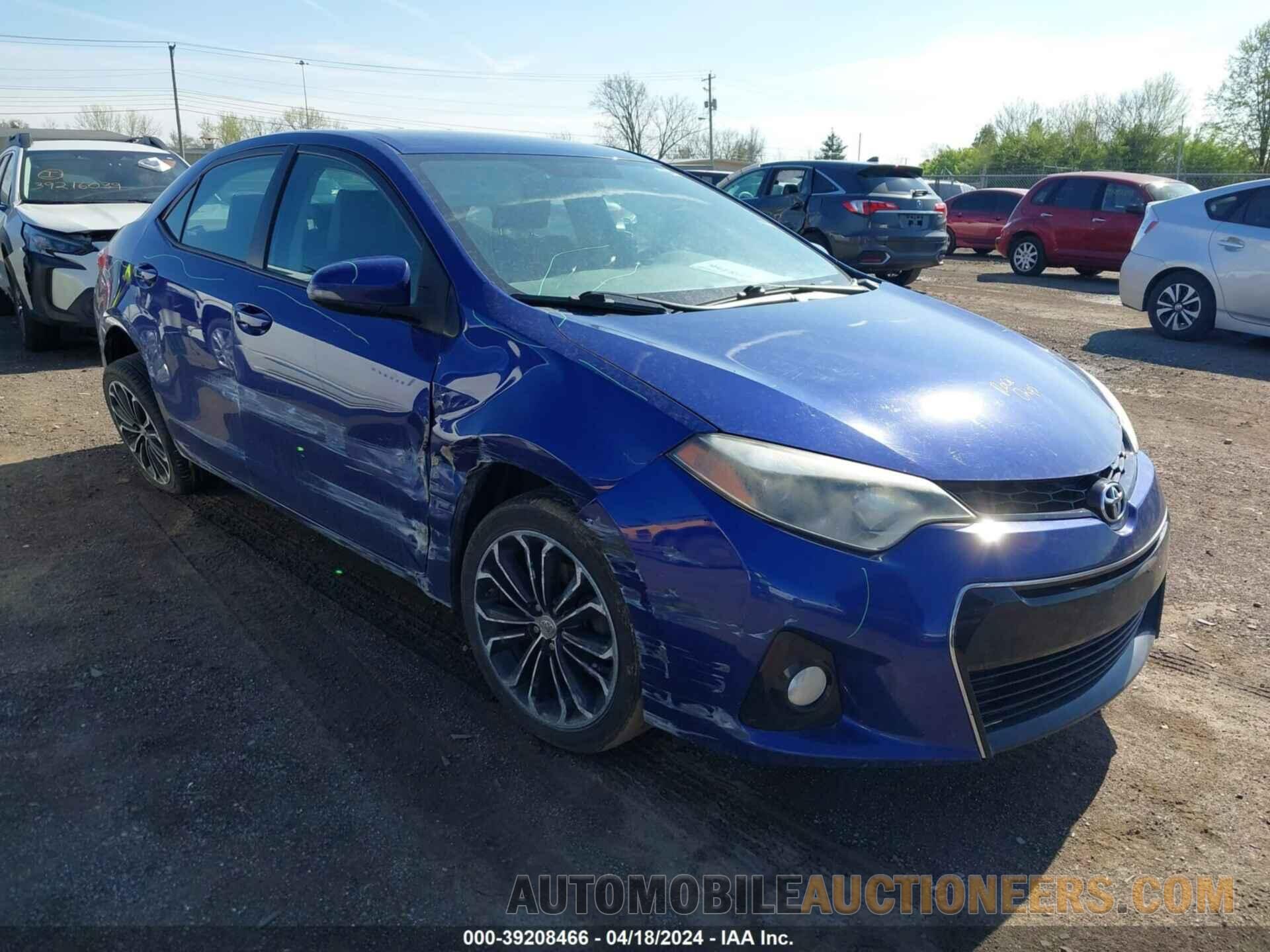 5YFBURHE4GP386309 TOYOTA COROLLA 2016