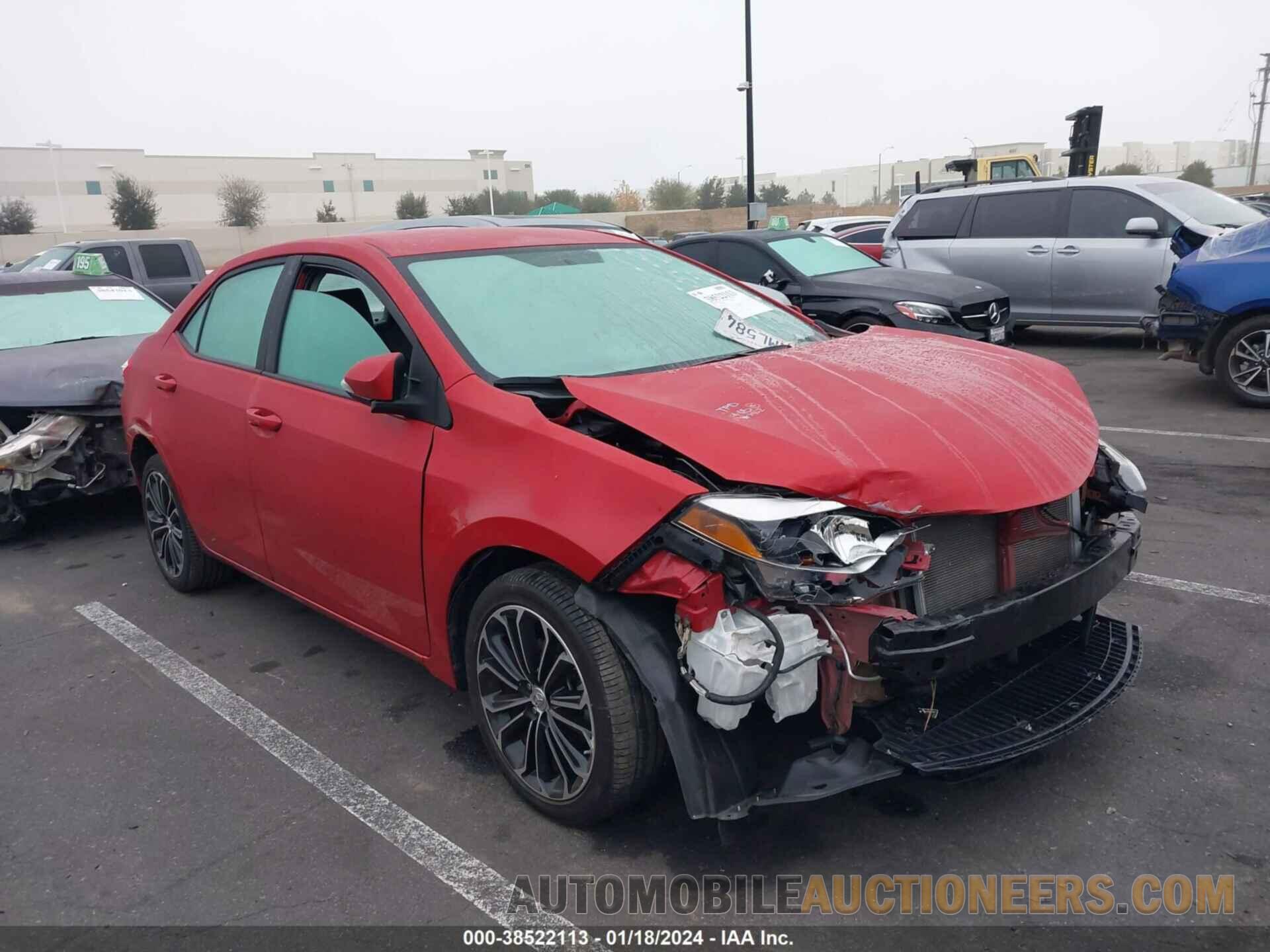 5YFBURHE4GP387962 TOYOTA COROLLA 2016