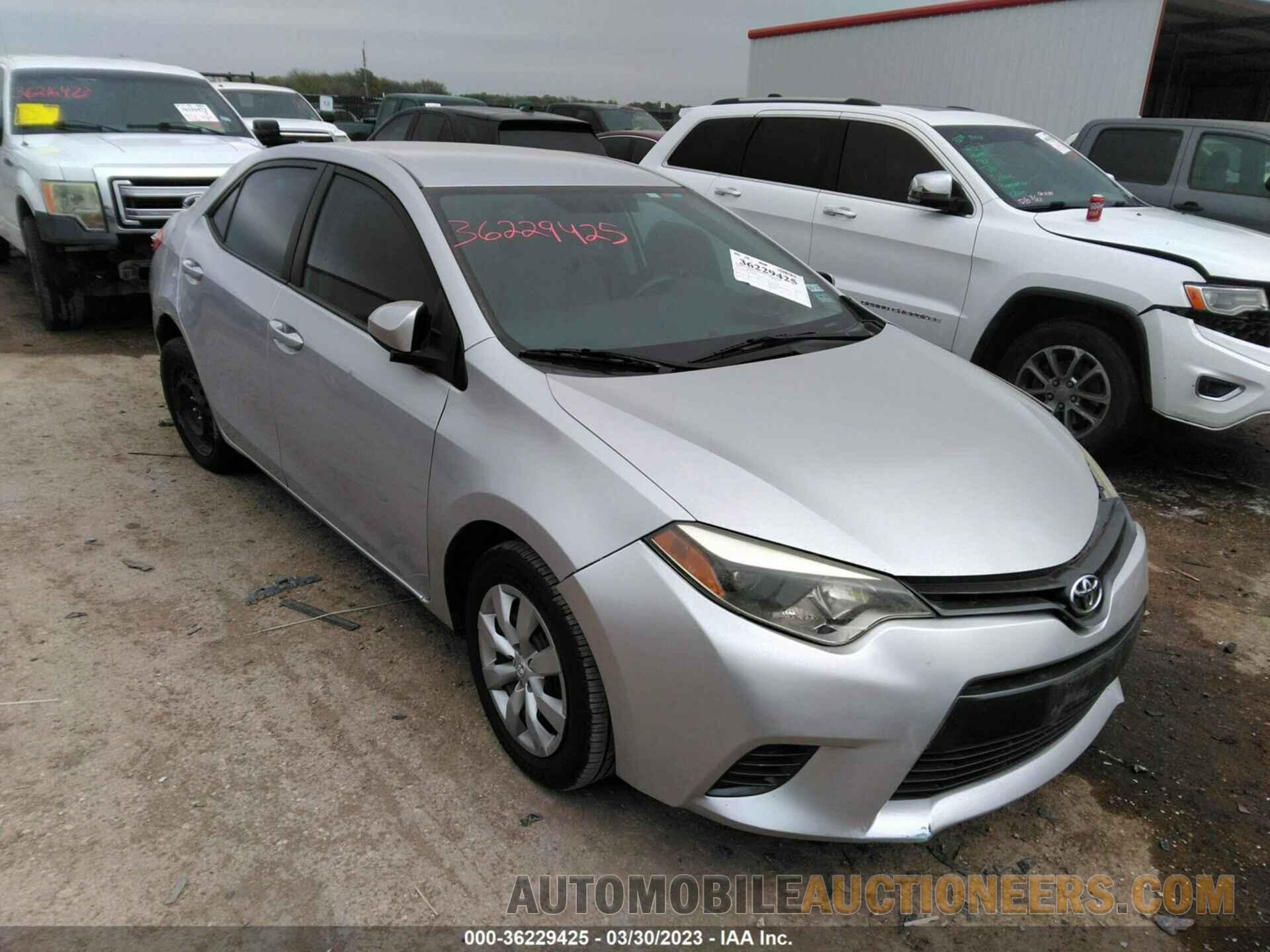 5YFBURHE4GP439607 TOYOTA COROLLA 2016