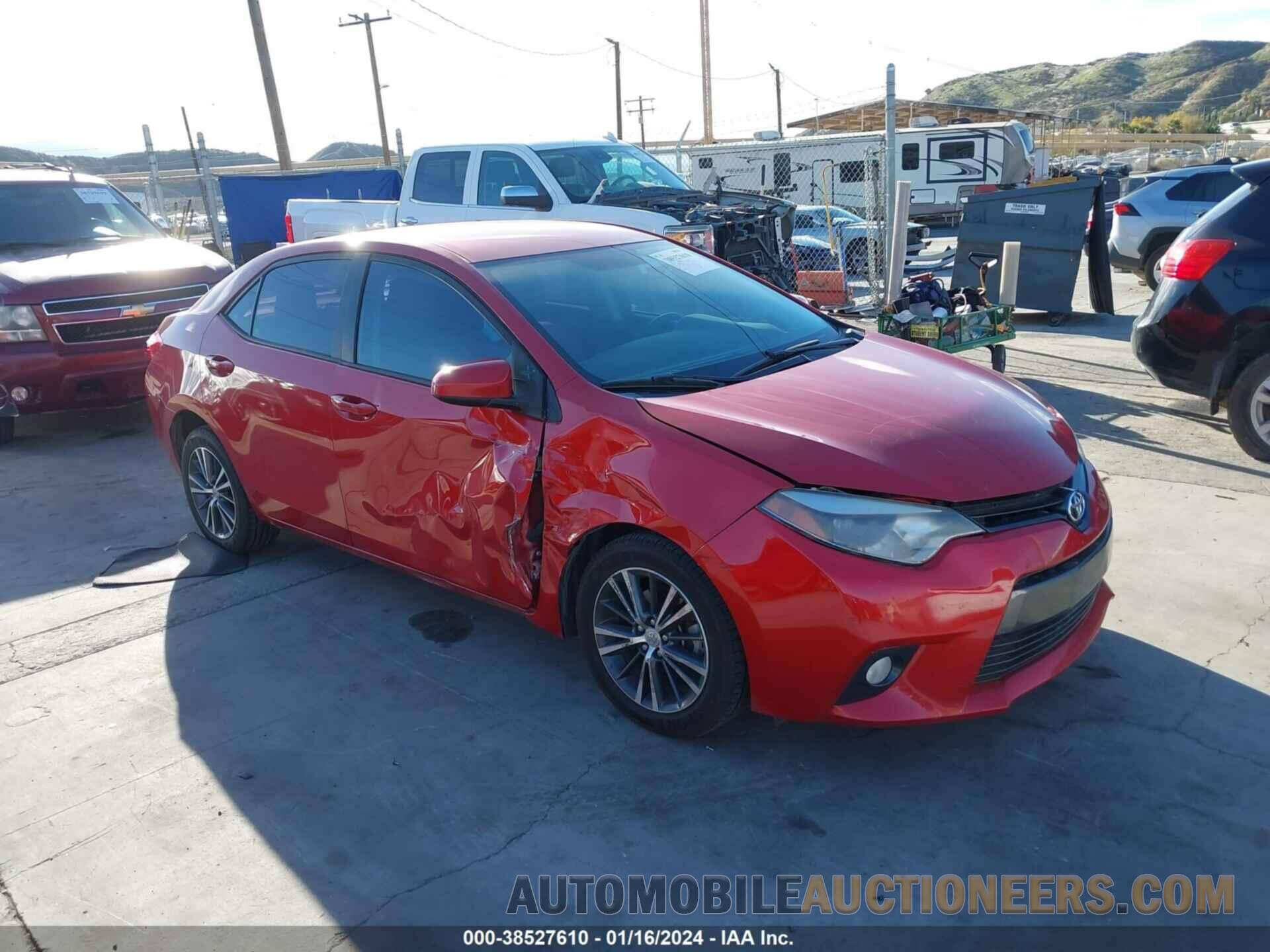 5YFBURHE4GP453877 TOYOTA COROLLA 2016