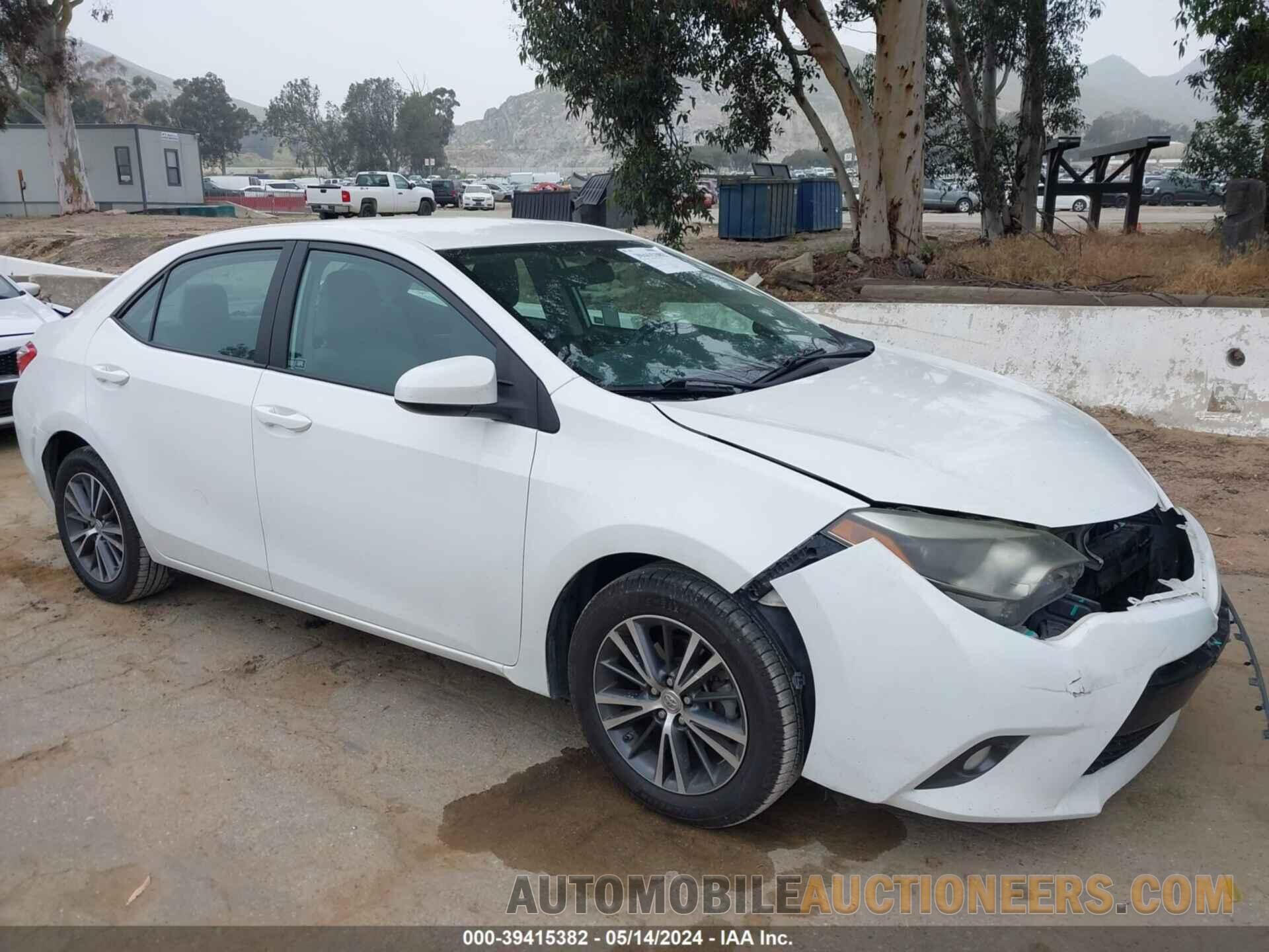 5YFBURHE4GP462420 TOYOTA COROLLA 2016