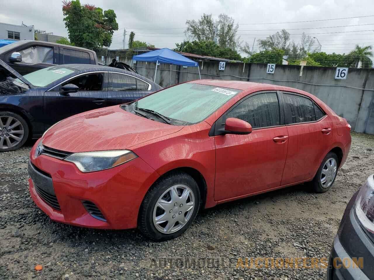 5YFBURHE4GP489892 TOYOTA COROLLA 2016