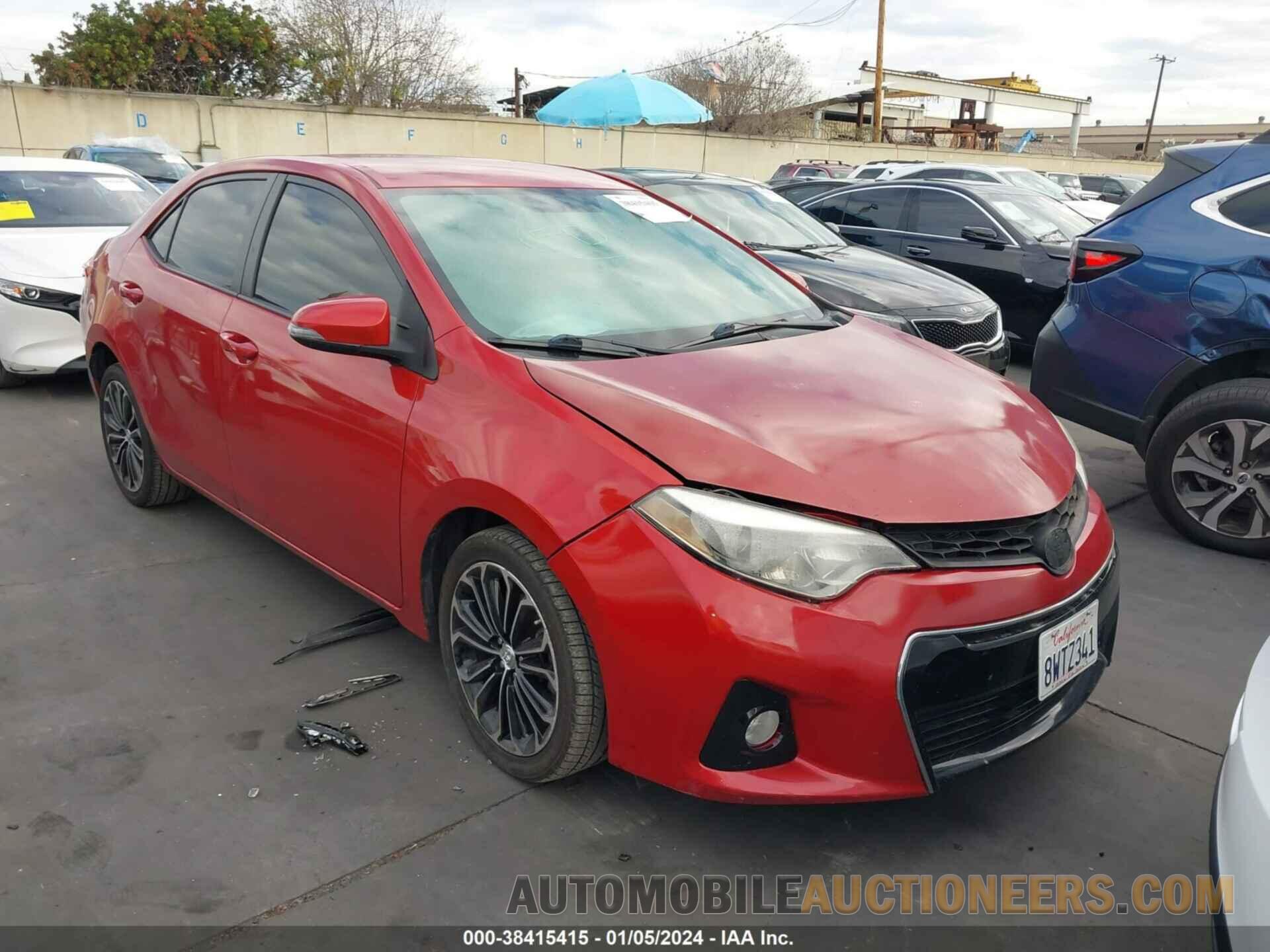 5YFBURHE4GP529775 TOYOTA COROLLA 2016