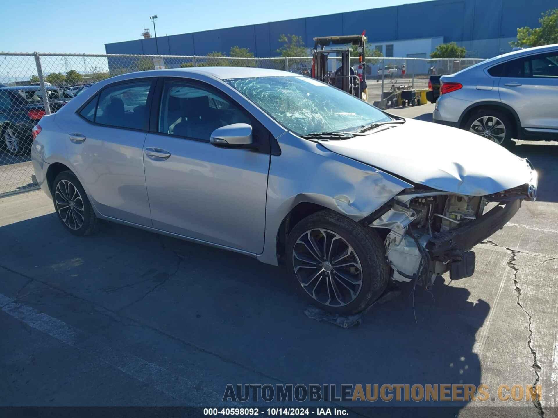 5YFBURHE4GP540016 TOYOTA COROLLA 2016