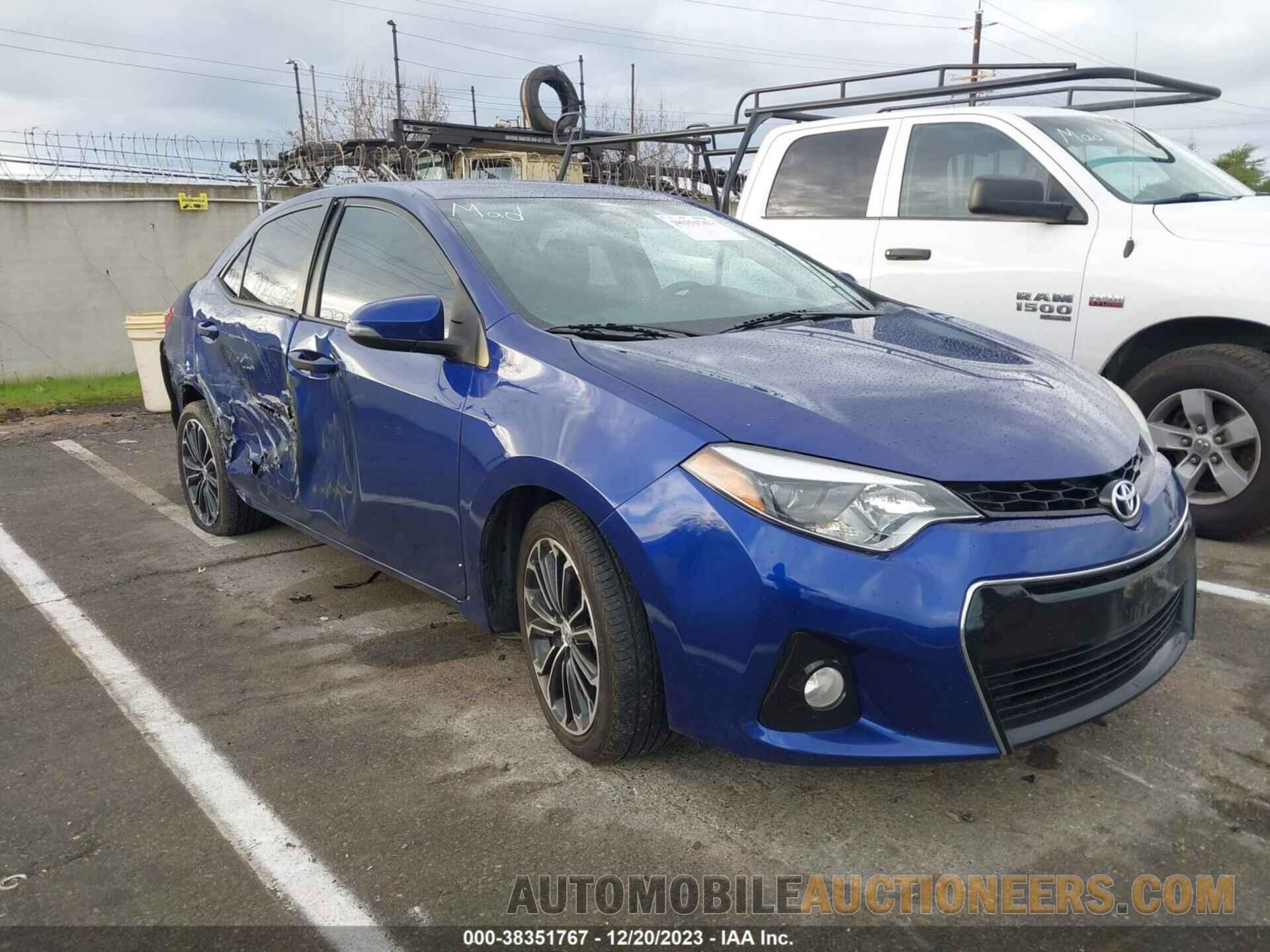 5YFBURHE4GP552540 TOYOTA COROLLA 2016