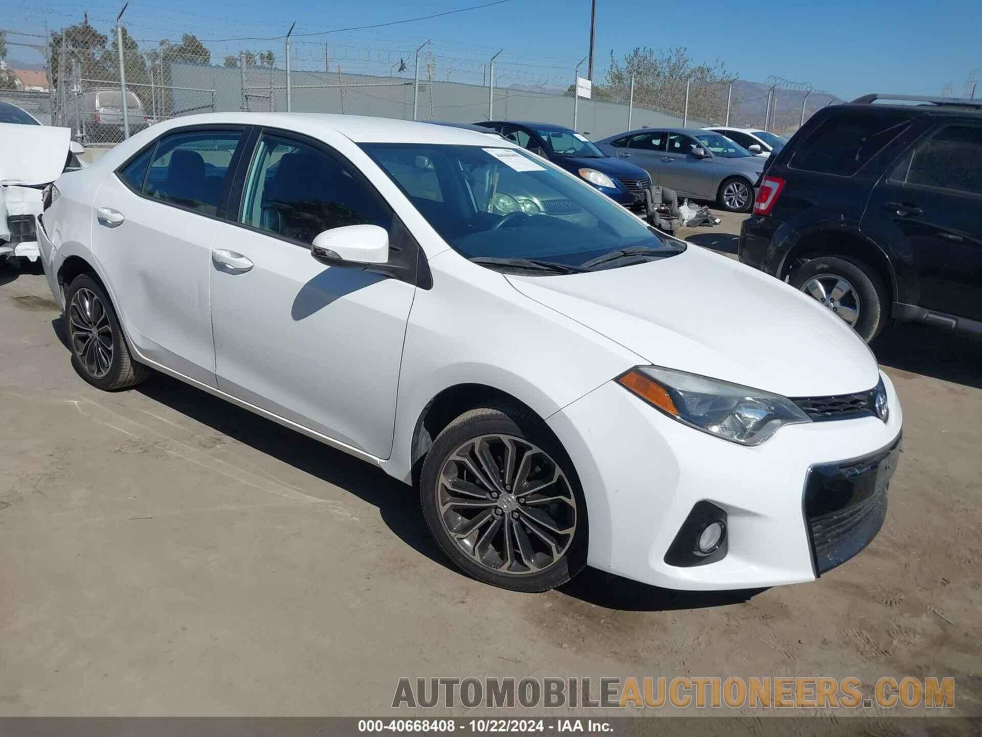 5YFBURHE4GP558287 TOYOTA COROLLA 2016