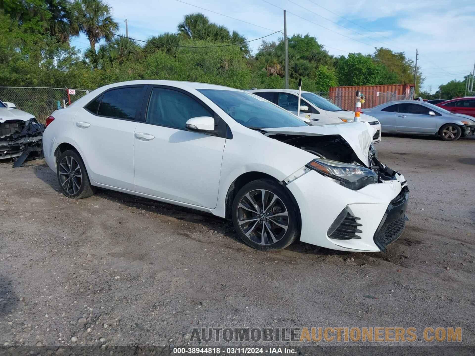 5YFBURHE4KP892831 TOYOTA COROLLA 2019