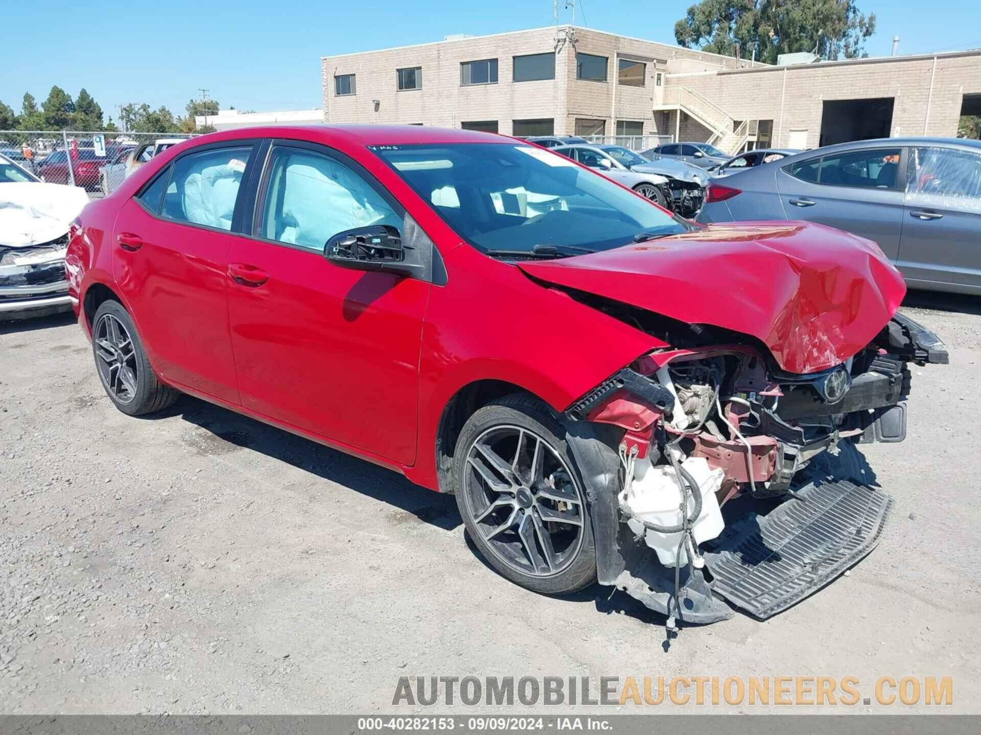 5YFBURHE4KP902600 TOYOTA COROLLA 2019