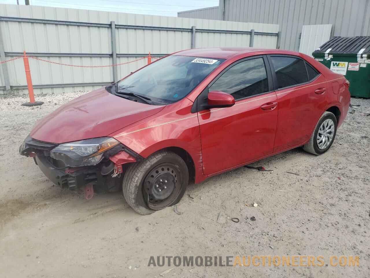 5YFBURHE4KP912057 TOYOTA COROLLA 2019