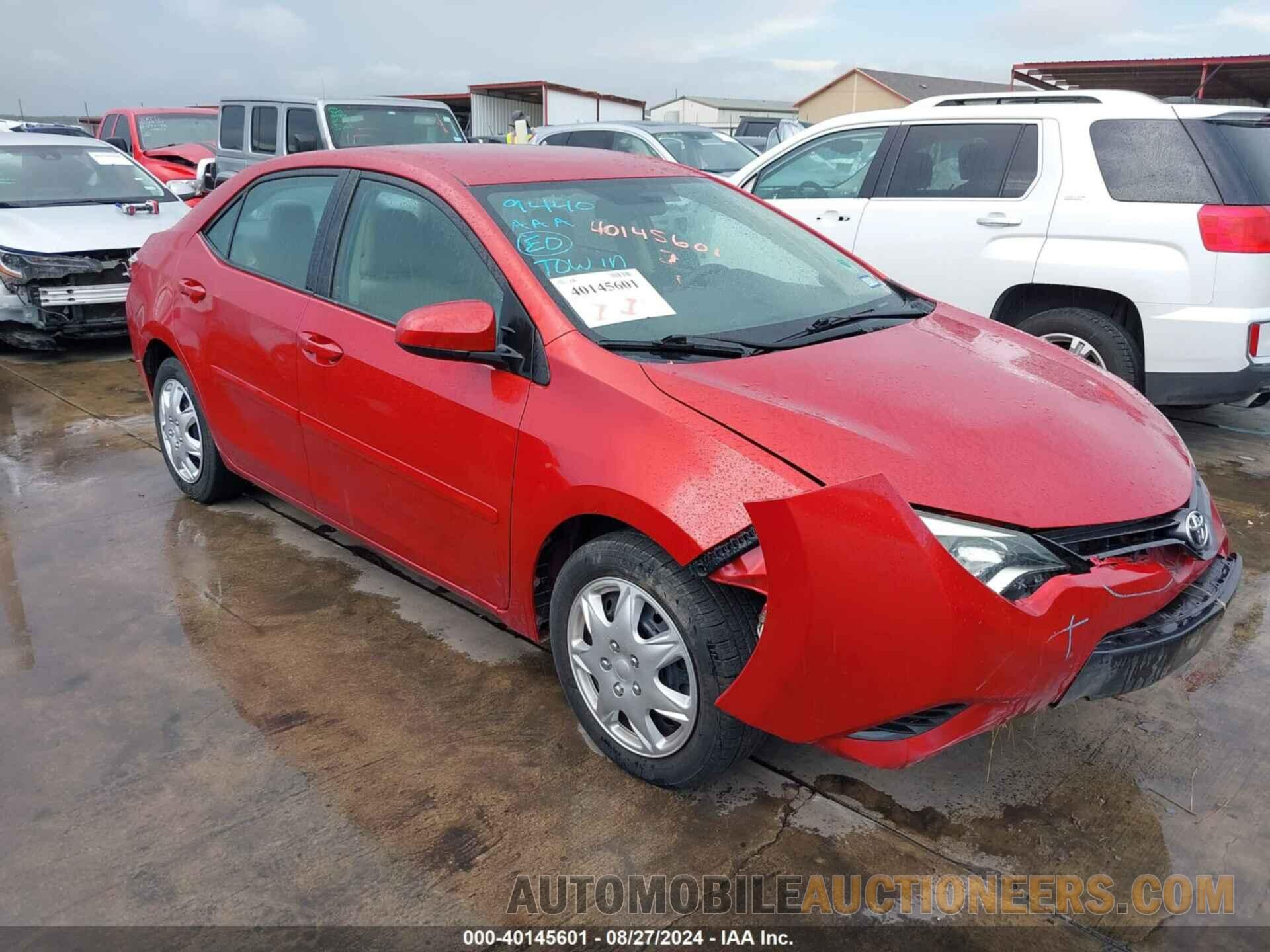 5YFBURHE5FP224526 TOYOTA COROLLA 2015