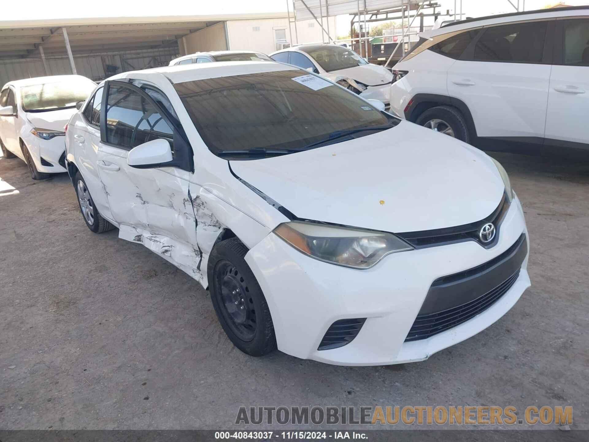 5YFBURHE5FP252519 TOYOTA COROLLA 2015