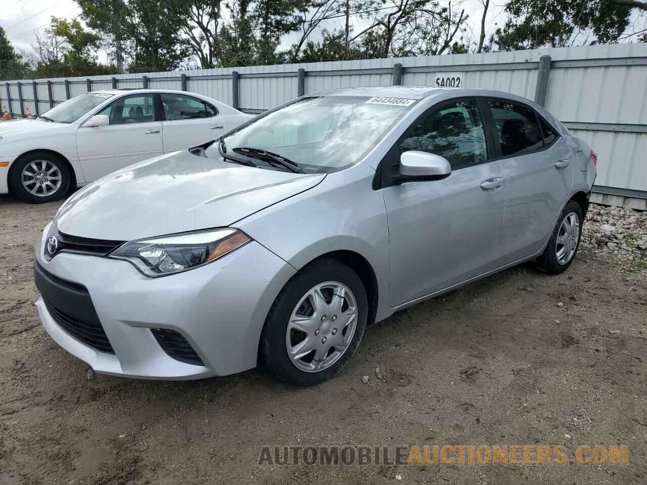 5YFBURHE5FP257185 TOYOTA COROLLA 2015