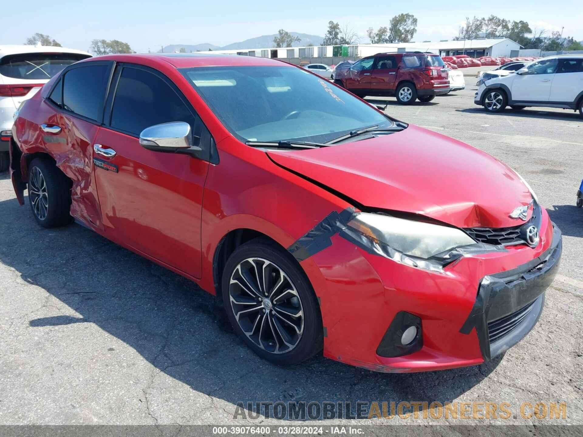 5YFBURHE5FP260720 TOYOTA COROLLA 2015