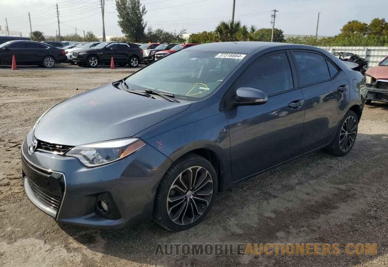 5YFBURHE5FP283432 TOYOTA COROLLA 2015