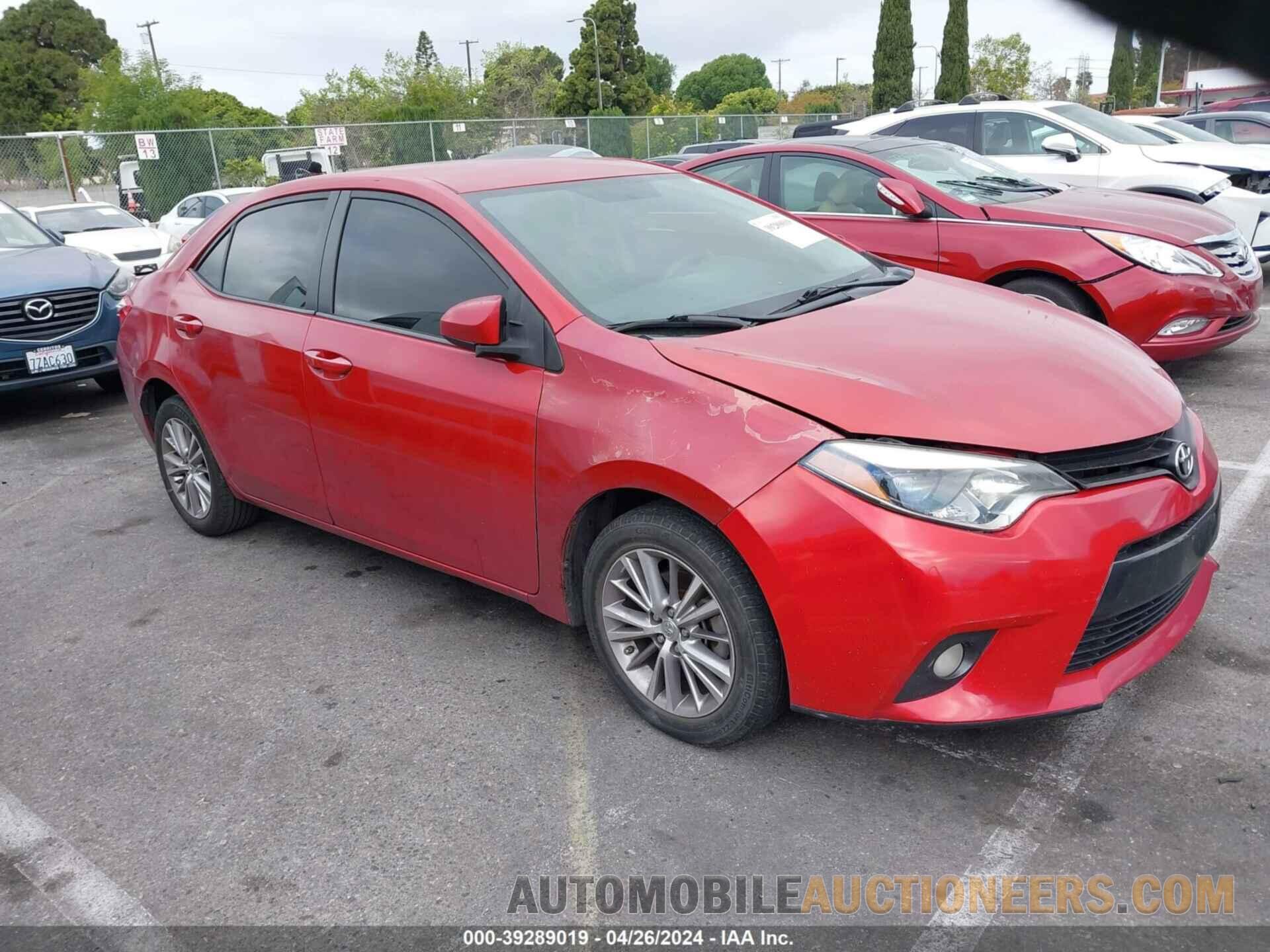 5YFBURHE5FP294639 TOYOTA COROLLA 2015