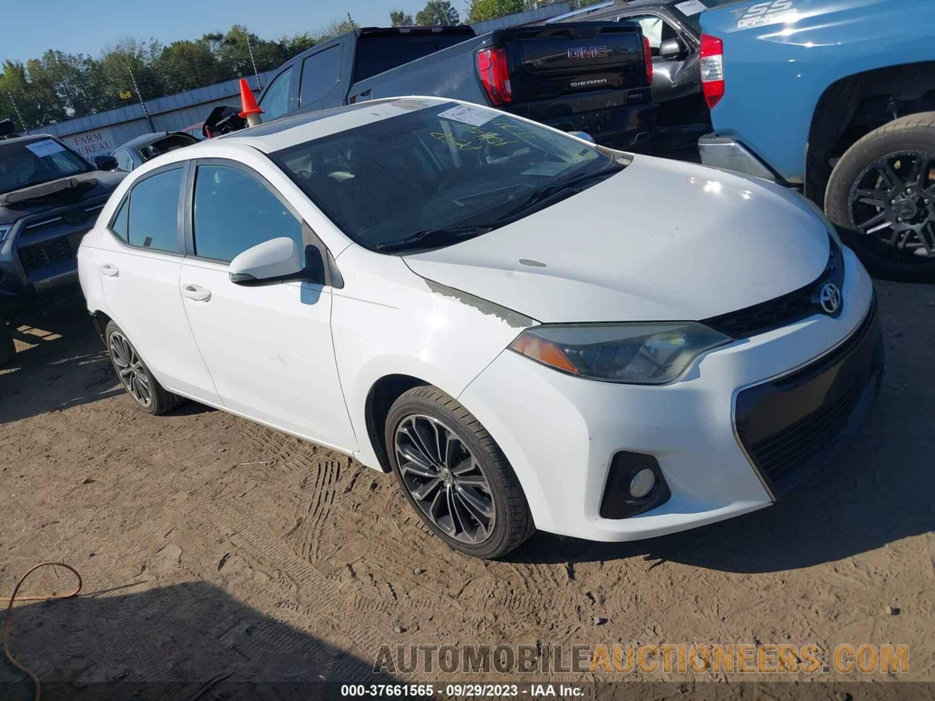 5YFBURHE5FP301279 TOYOTA COROLLA 2015