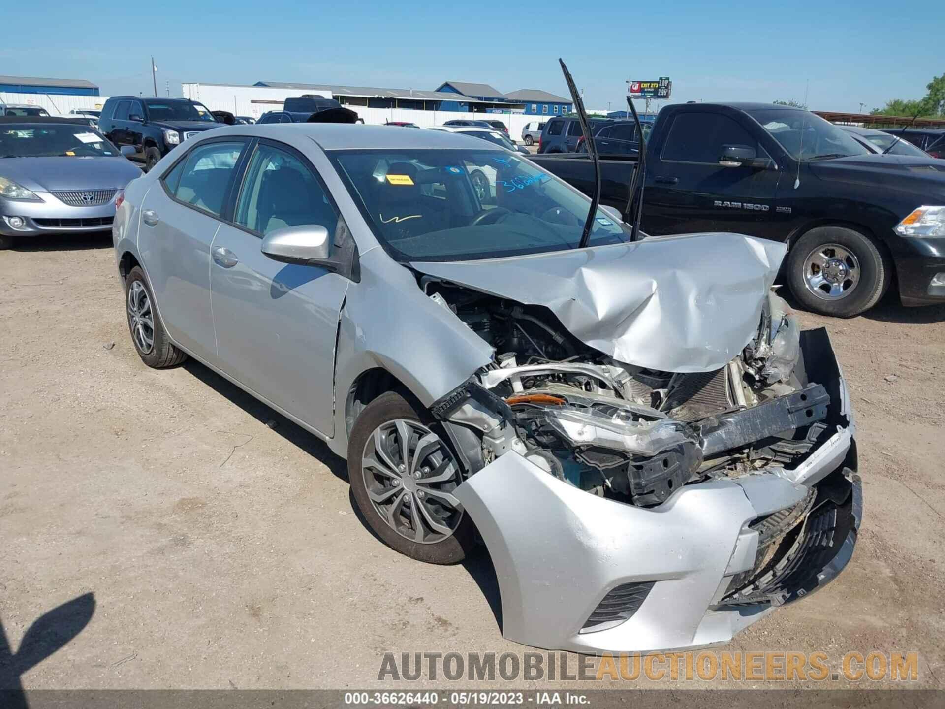 5YFBURHE5FP306207 TOYOTA COROLLA 2015