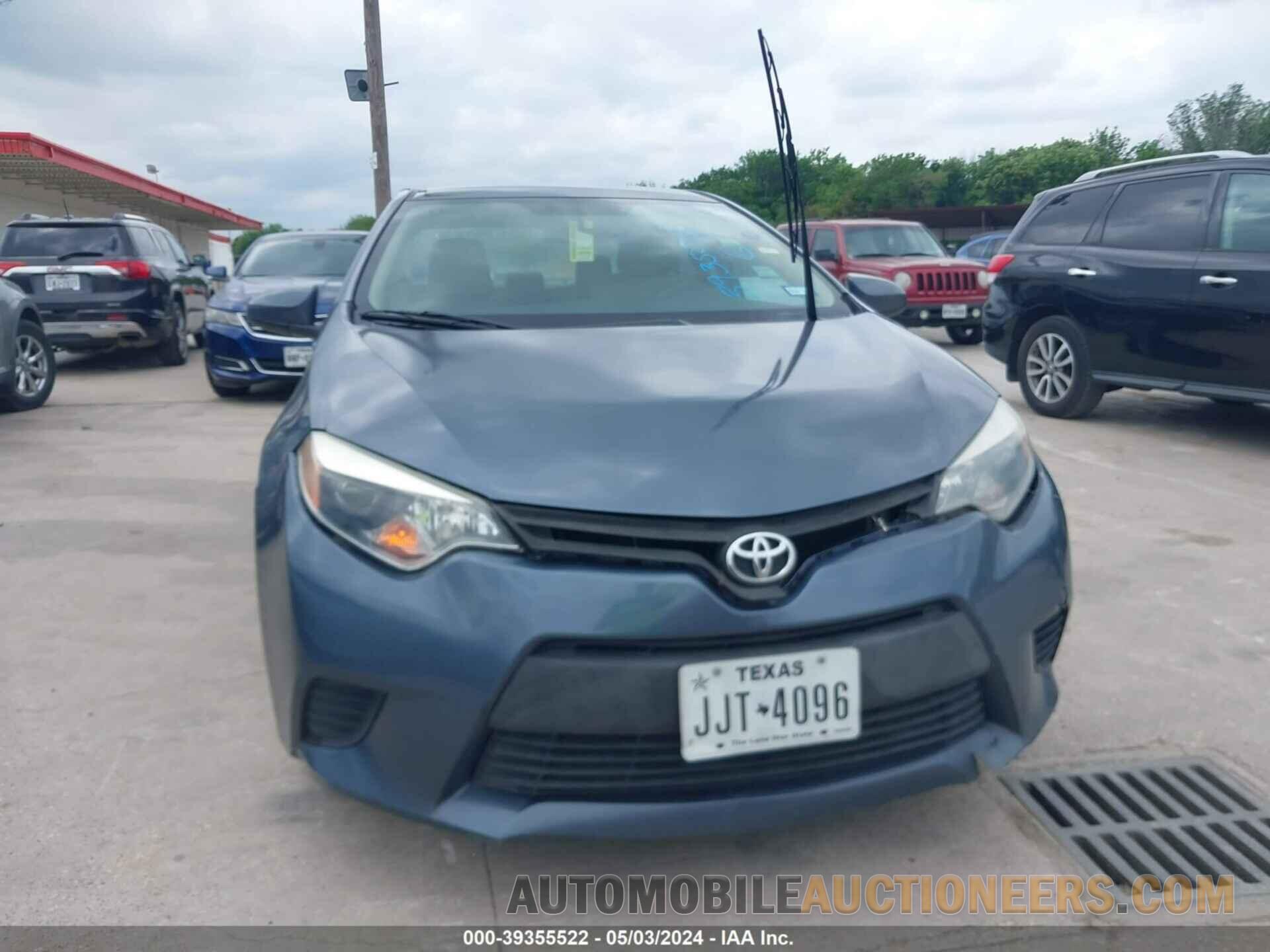 5YFBURHE5FP347369 TOYOTA COROLLA 2015