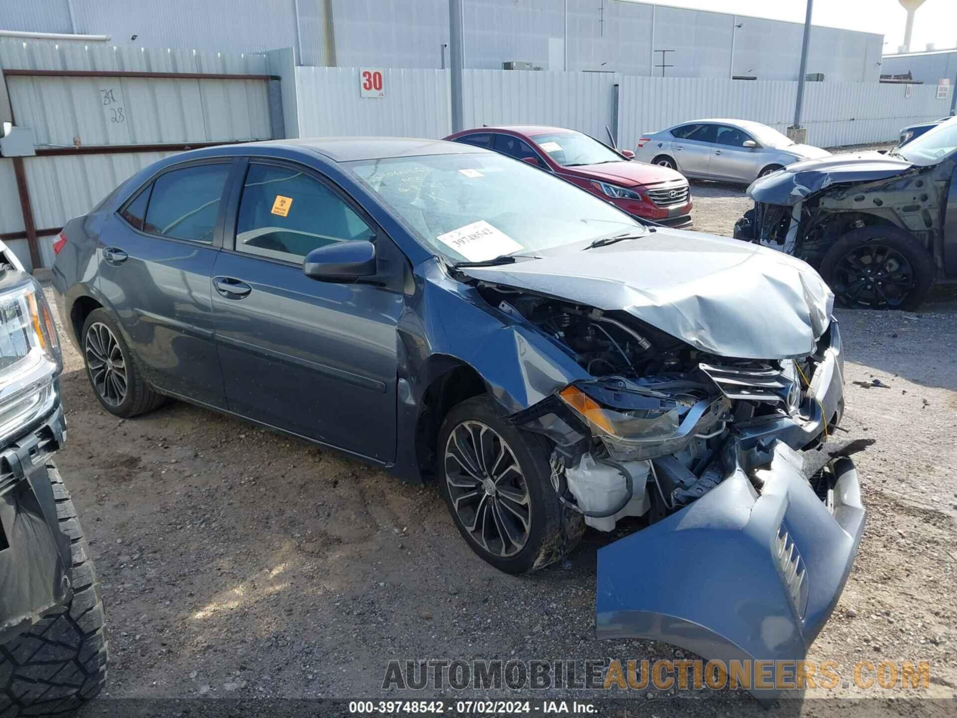 5YFBURHE5FP349381 TOYOTA COROLLA 2015