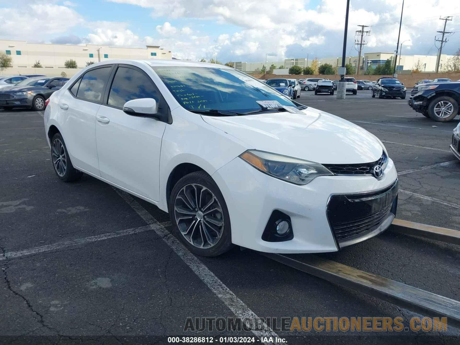 5YFBURHE5FP354886 TOYOTA COROLLA 2015