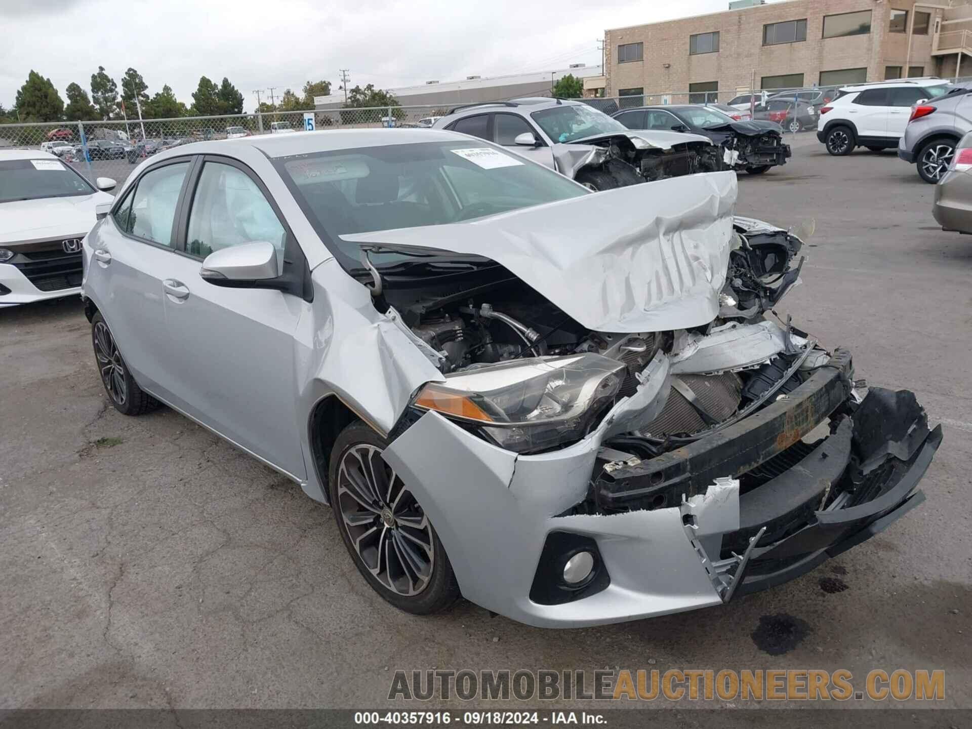 5YFBURHE5FP358095 TOYOTA COROLLA 2015