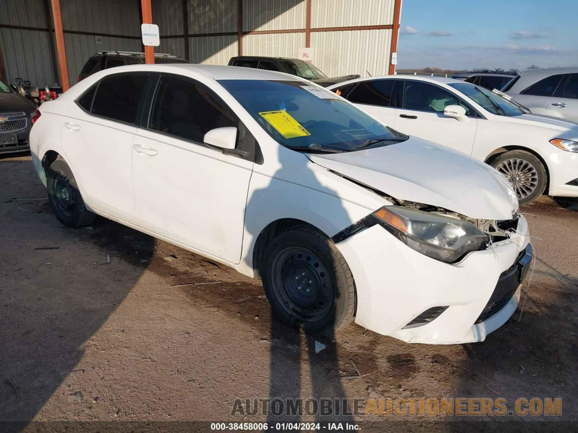 5YFBURHE5GP372712 TOYOTA COROLLA 2016