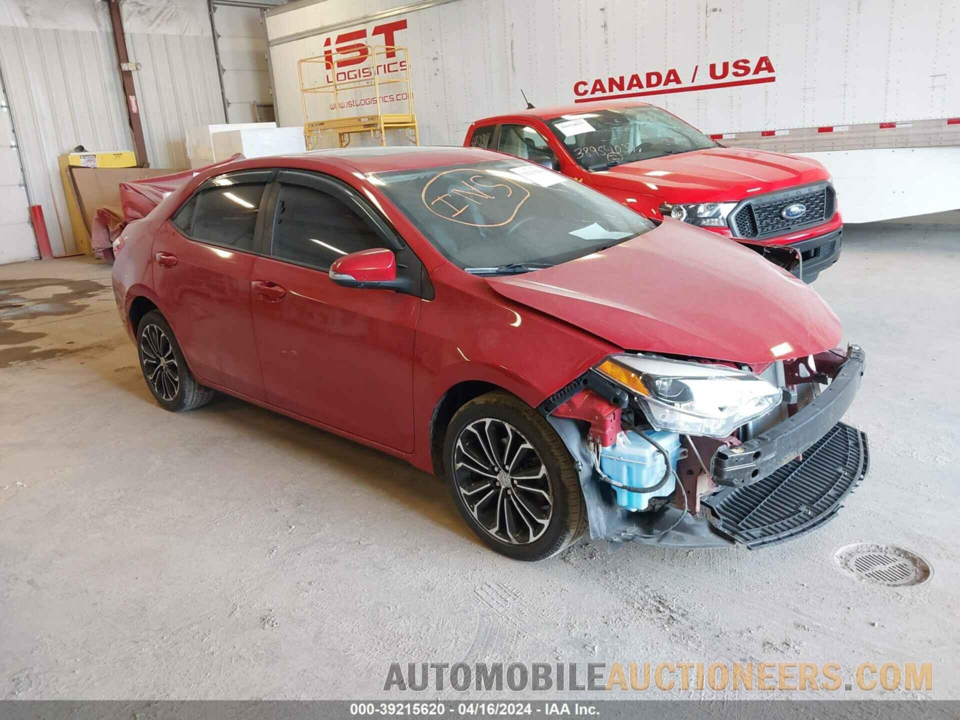 5YFBURHE5GP389235 TOYOTA COROLLA 2016