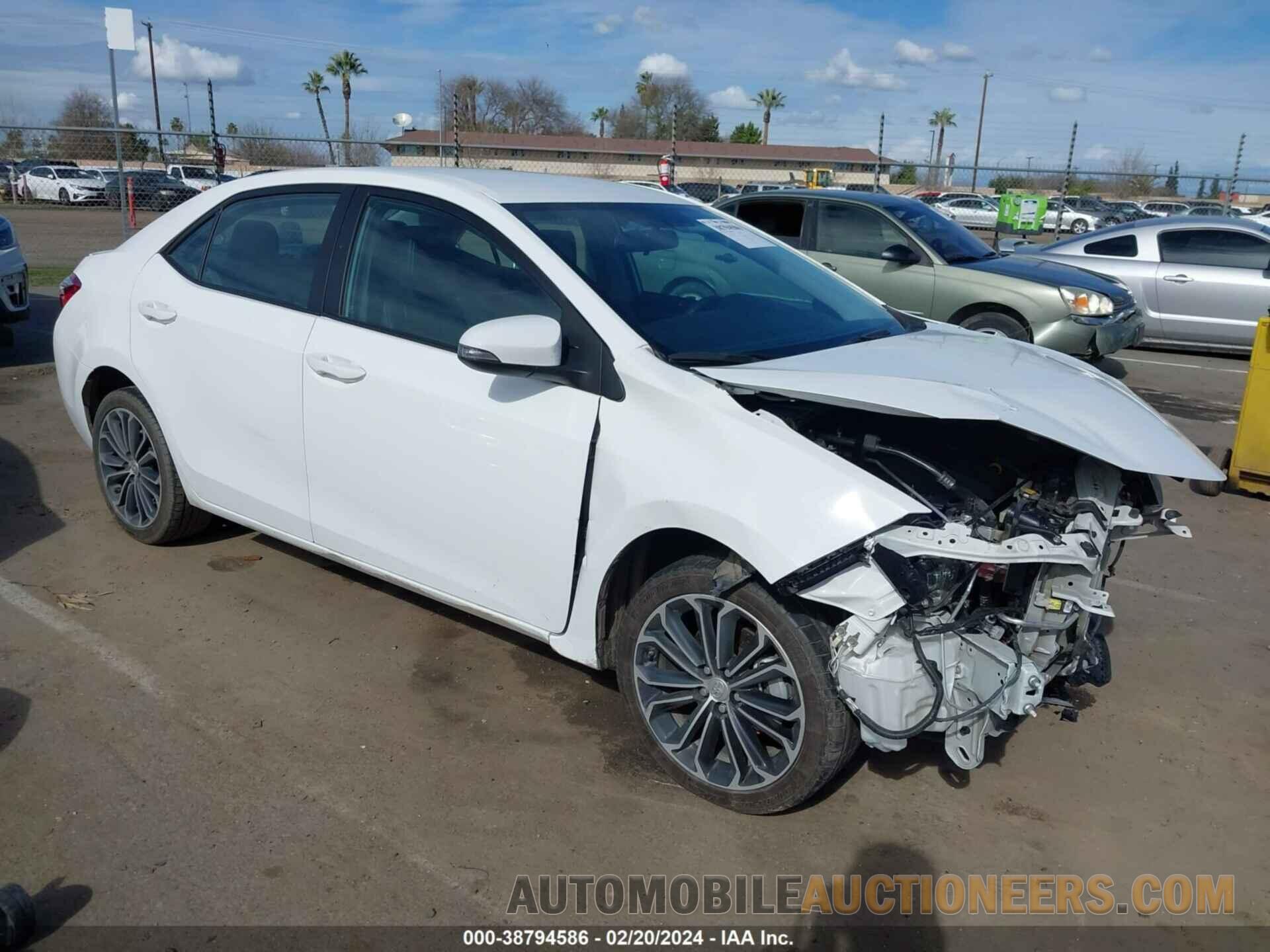 5YFBURHE5GP406745 TOYOTA COROLLA 2016