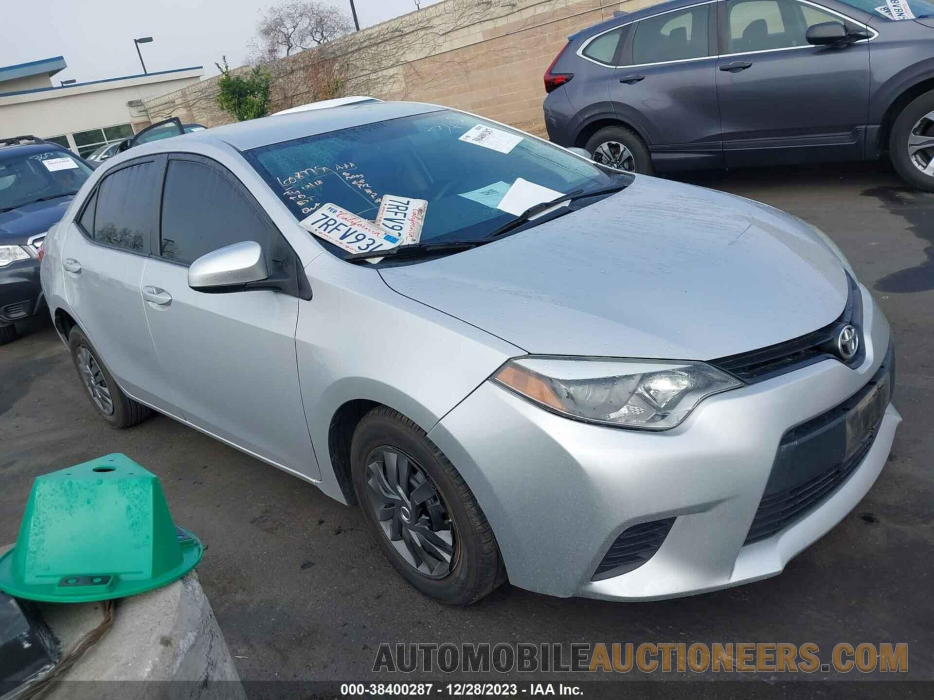 5YFBURHE5GP451393 TOYOTA COROLLA 2016