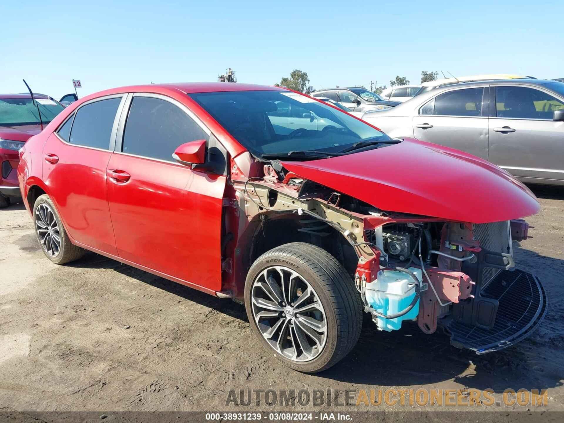 5YFBURHE5GP535438 TOYOTA COROLLA 2016