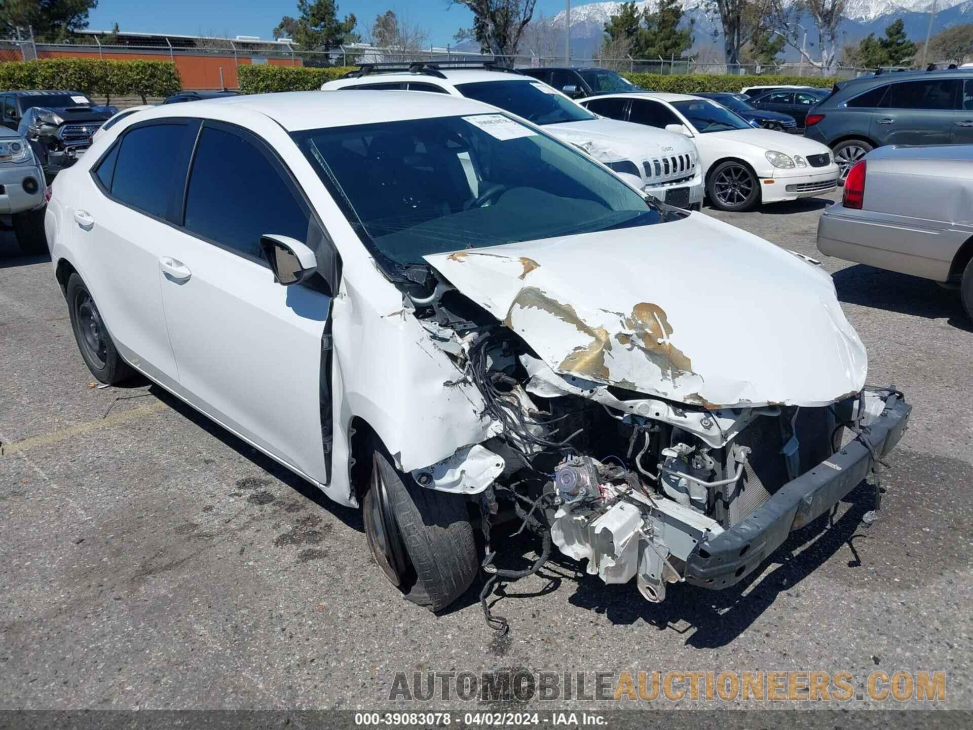 5YFBURHE5KP921267 TOYOTA COROLLA 2019