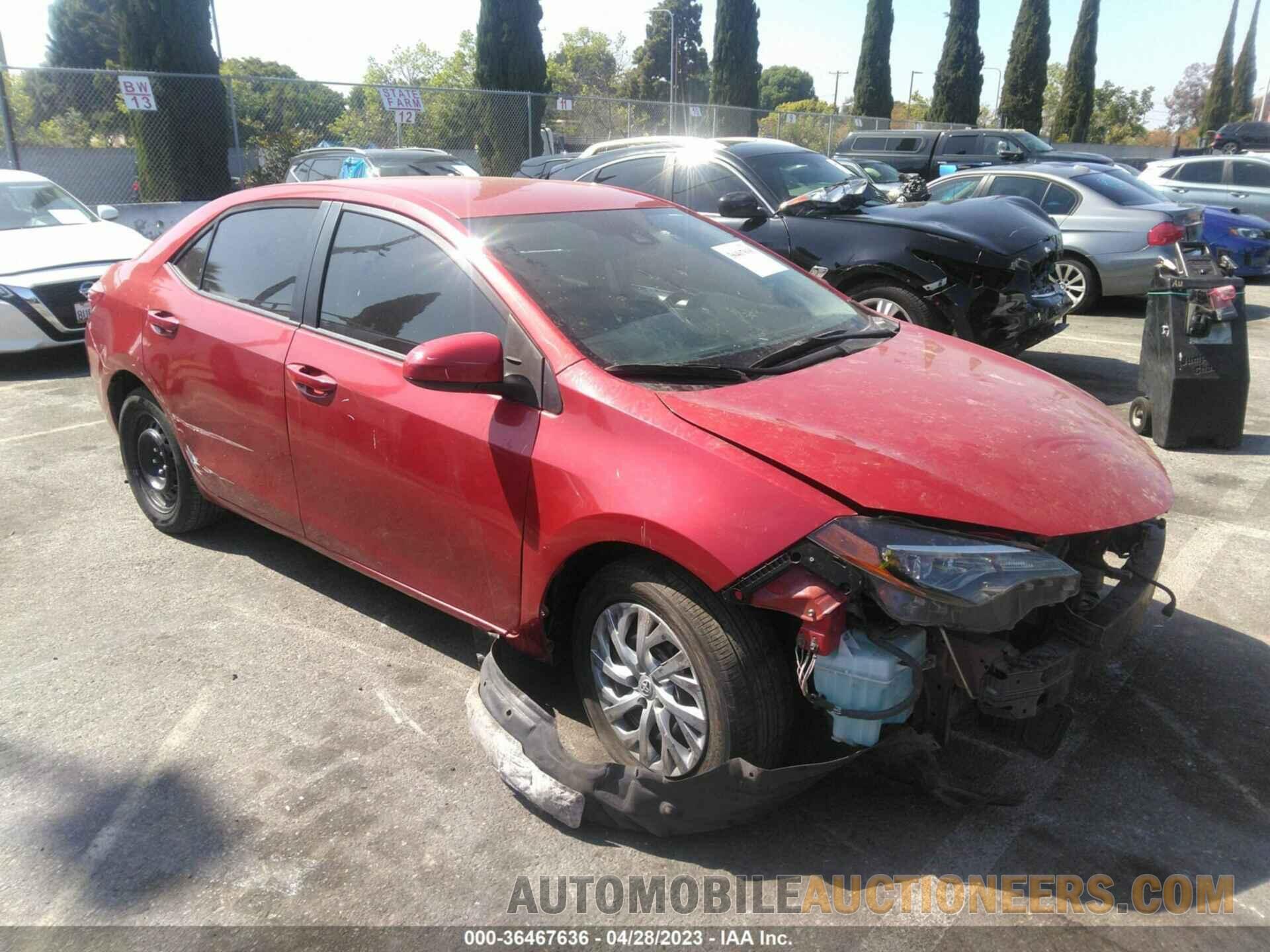 5YFBURHE5KP927537 TOYOTA COROLLA 2019