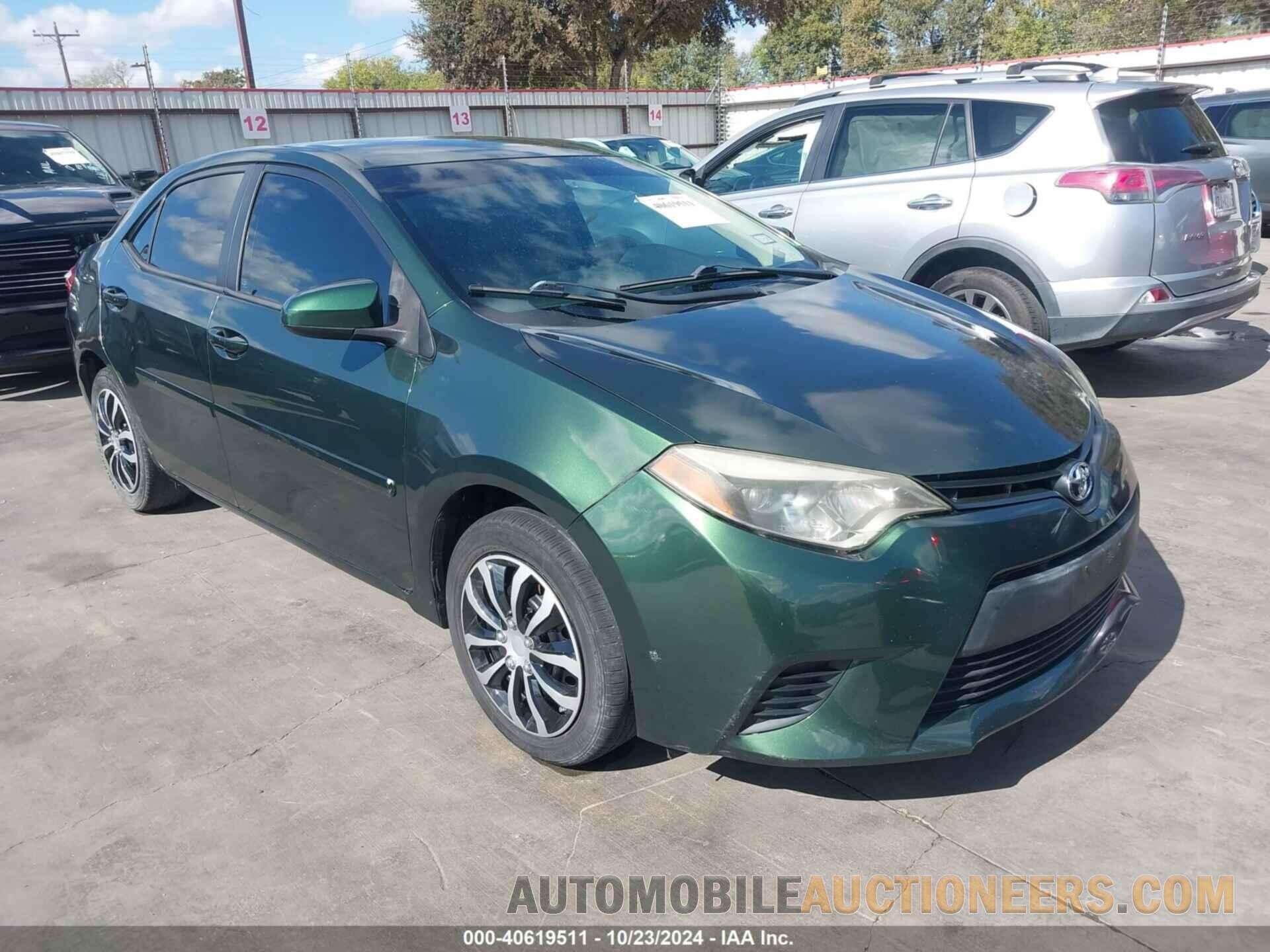 5YFBURHE6EP159913 TOYOTA COROLLA 2014