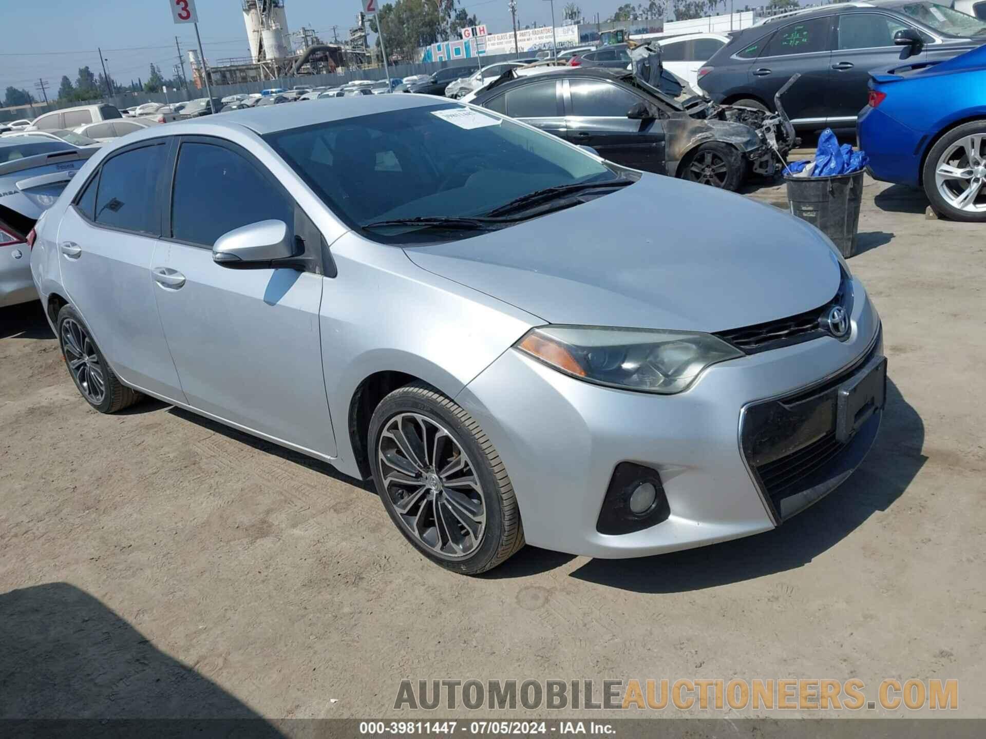 5YFBURHE6FP218167 TOYOTA COROLLA 2015